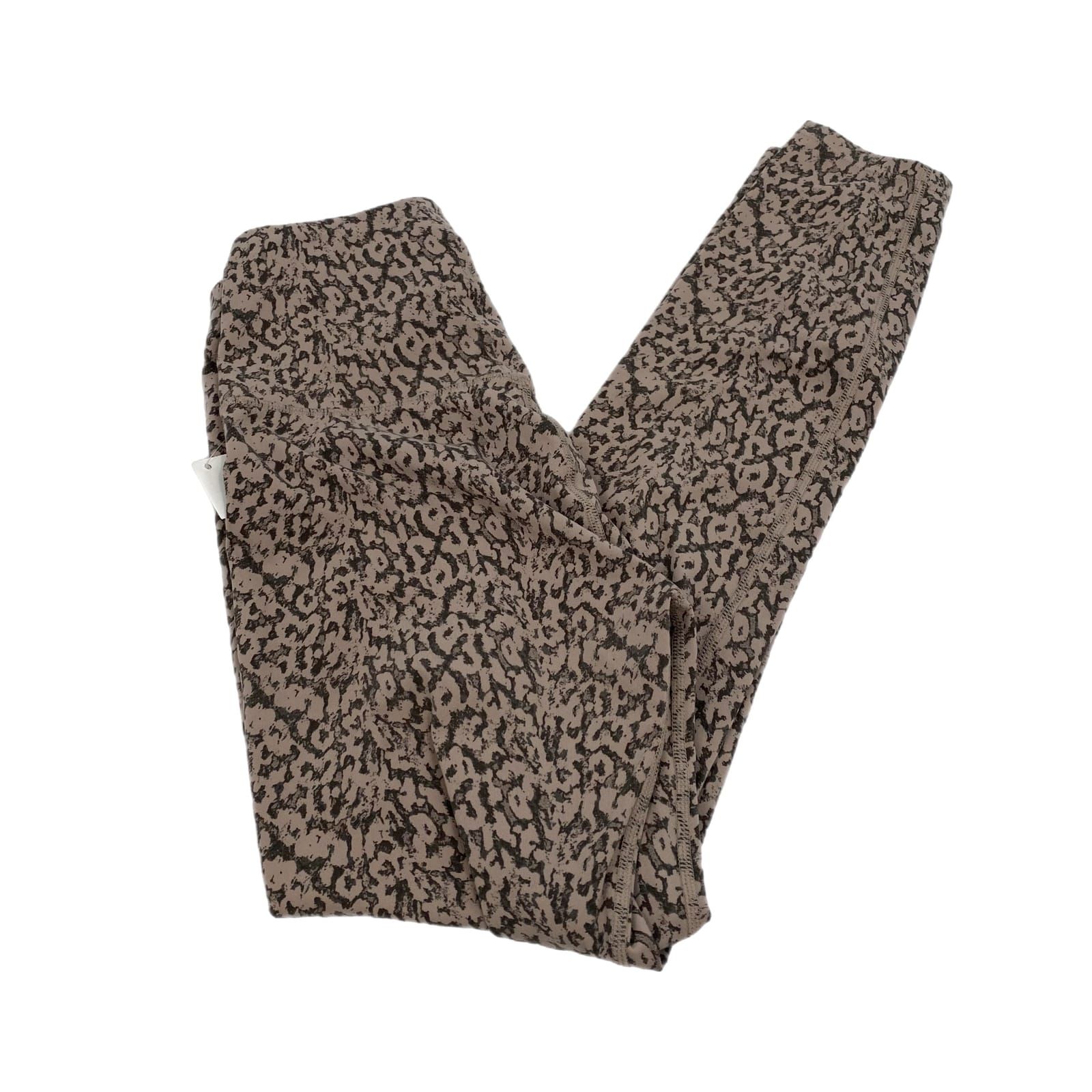 Varley Beige Snakeskin Athletic Leggings