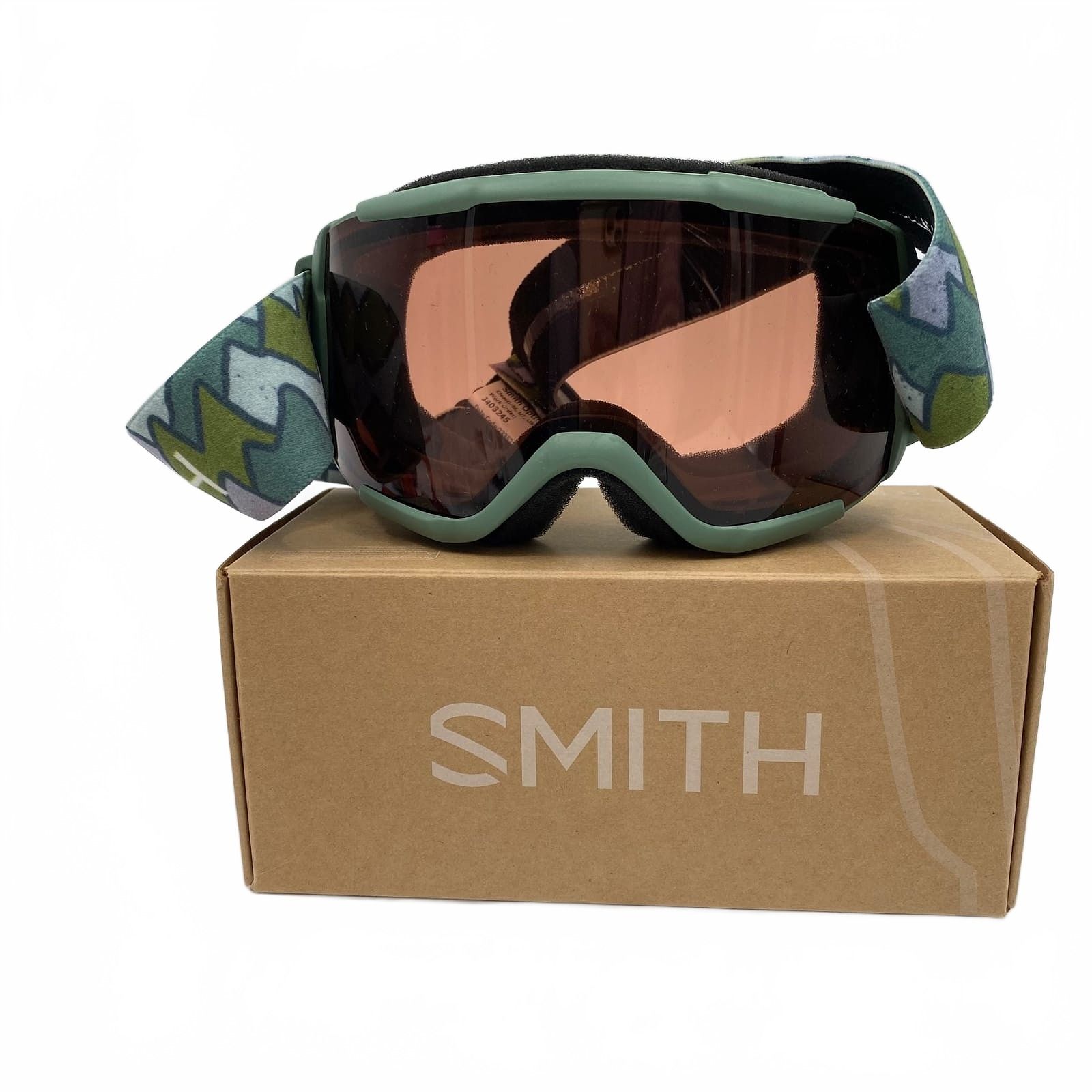 Smith Alpine Green Snowboarding Goggles