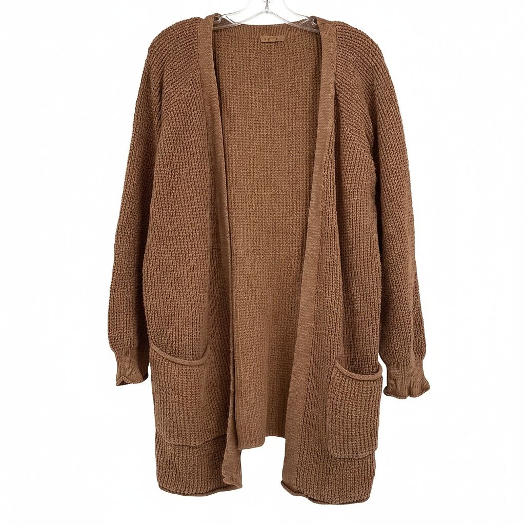 It Is Well Brown Knit Cardigan