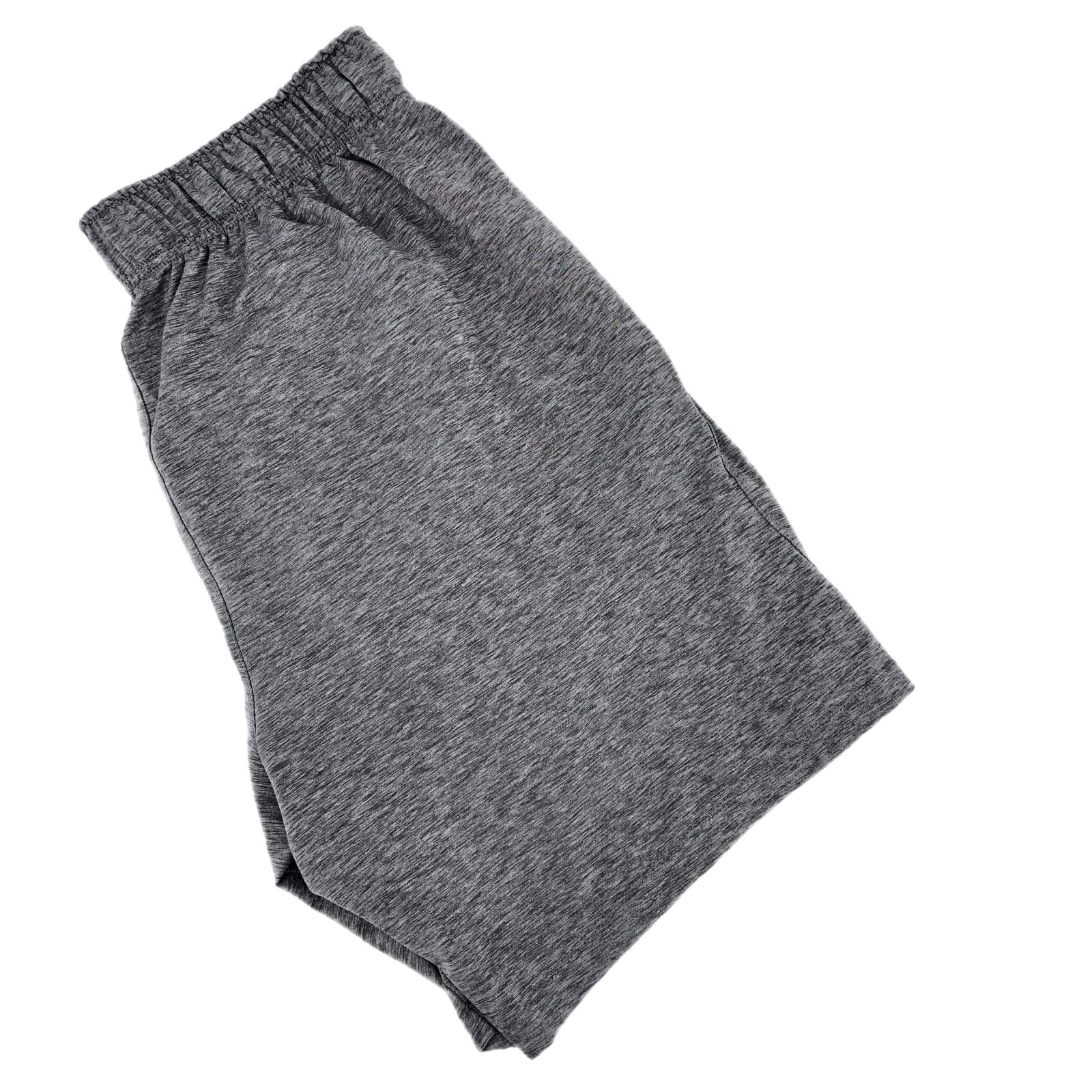Nike Gray Athletic Shorts Elastic Waist 8 in inseam High Rise