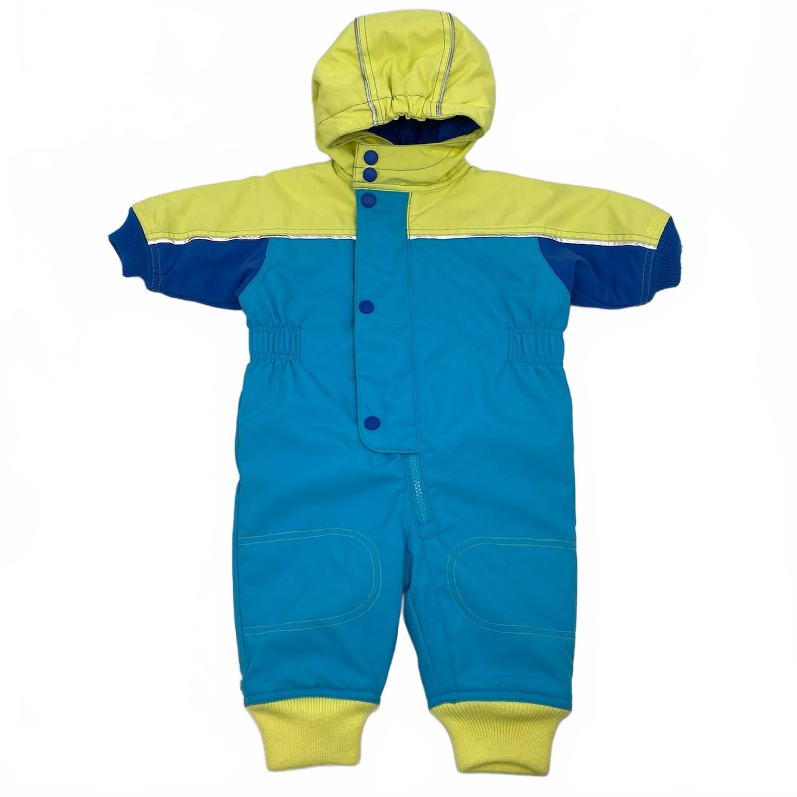Hanna Andersson Baby Blue-Green Snow Suit Puffer Snowsuit