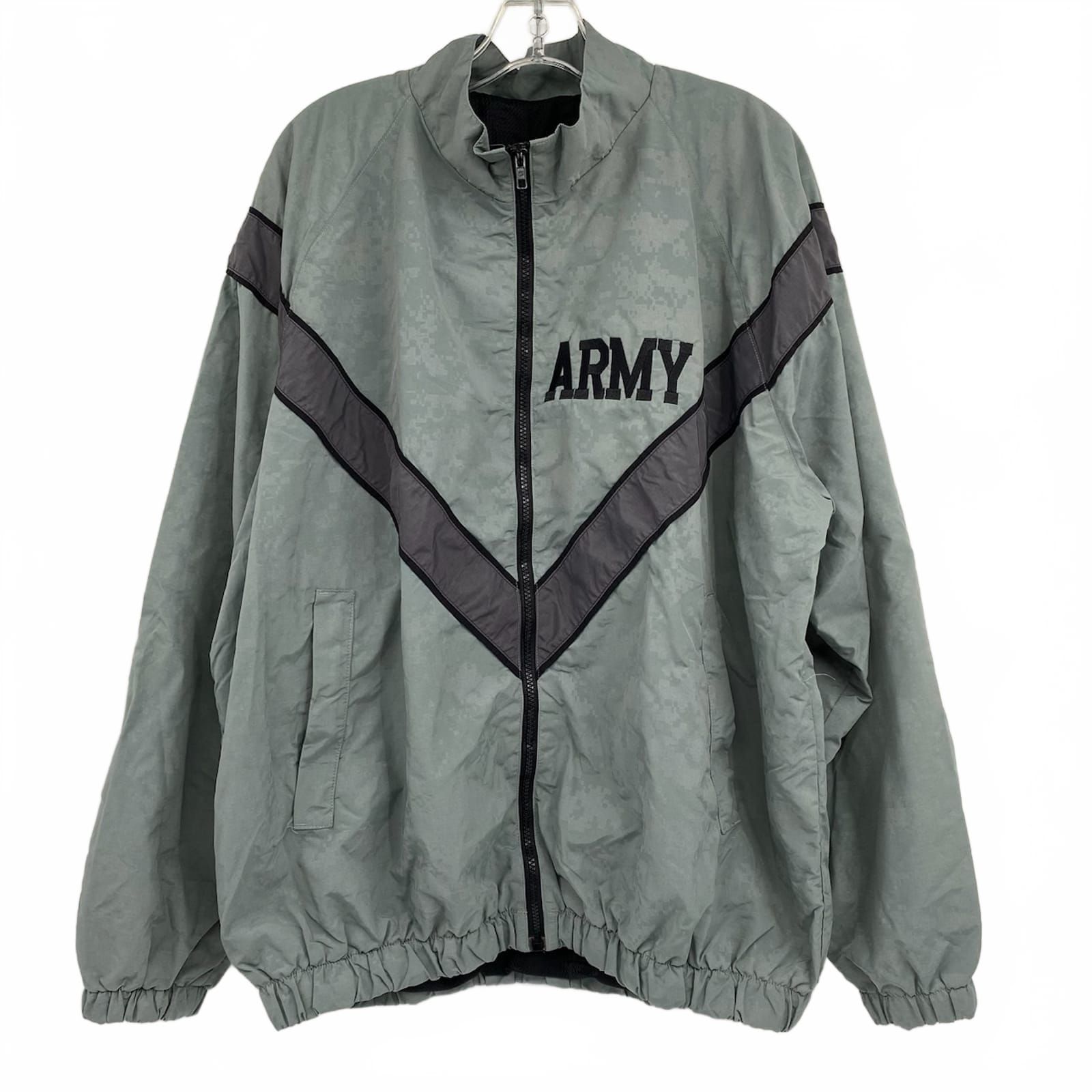 Jwod Skilcraft Gray Black Camouflage Army Bomber Jacket