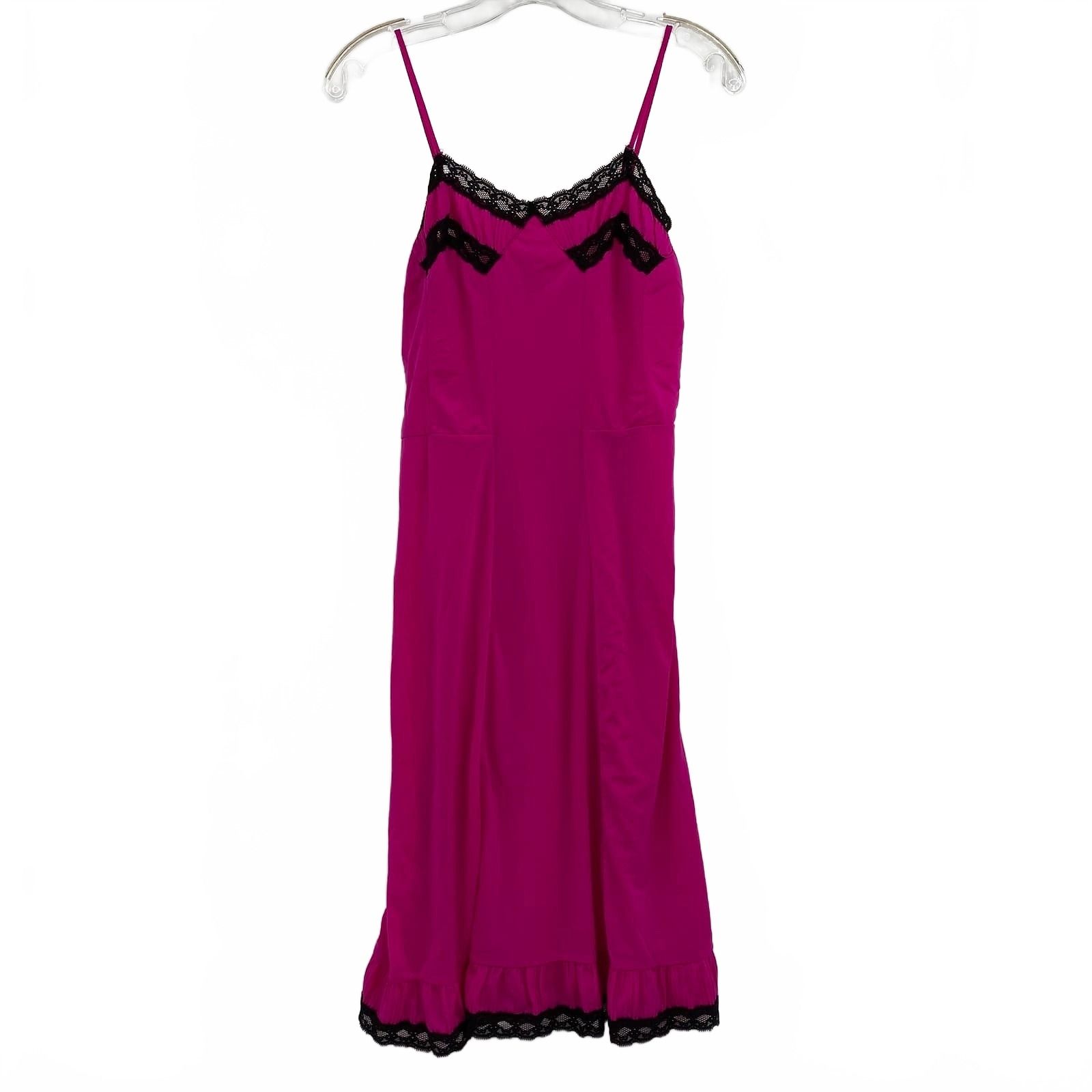 Jean Paul Gaultier for Target Pink/Black Satin Midi Dress