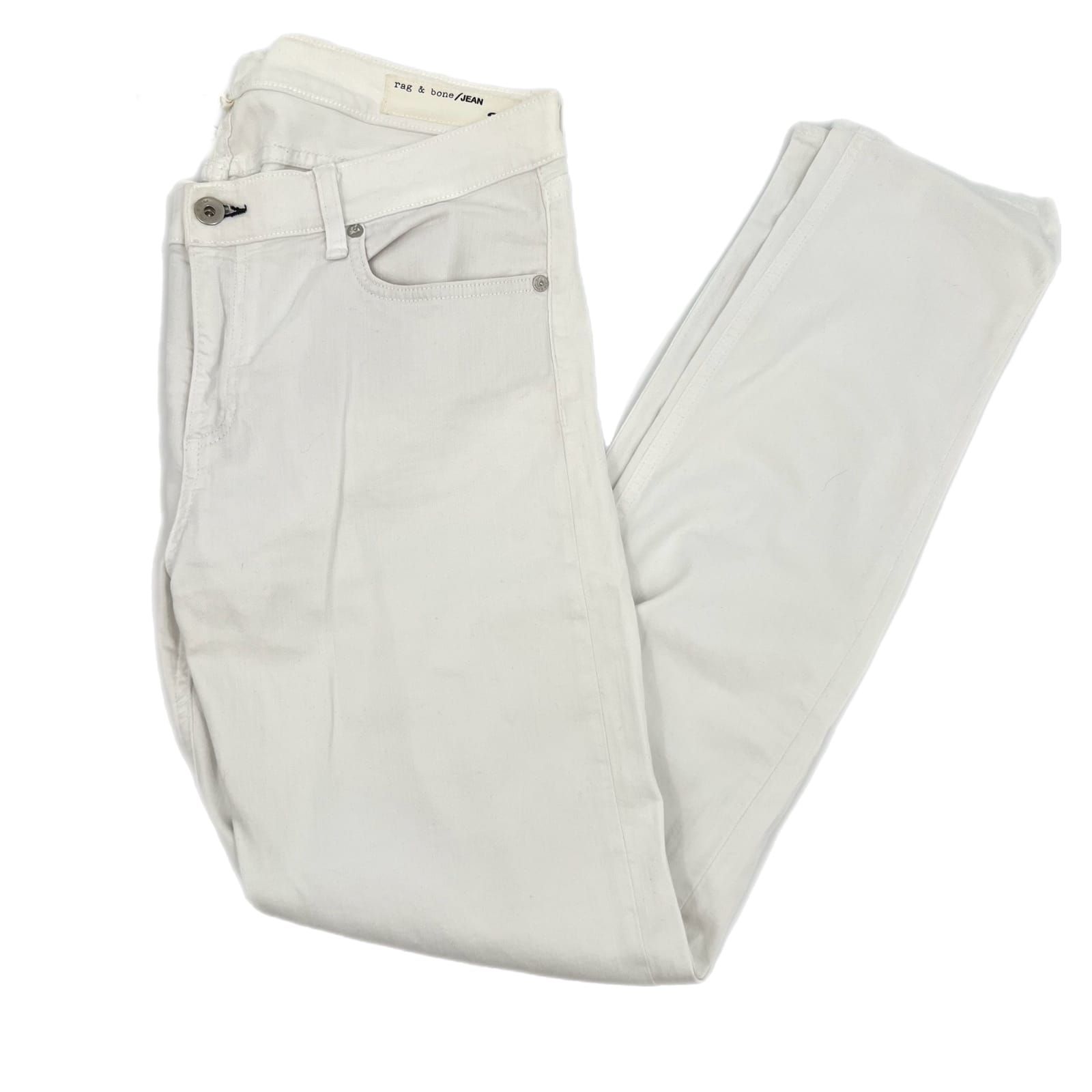 rag & bone White Skinny Jeans