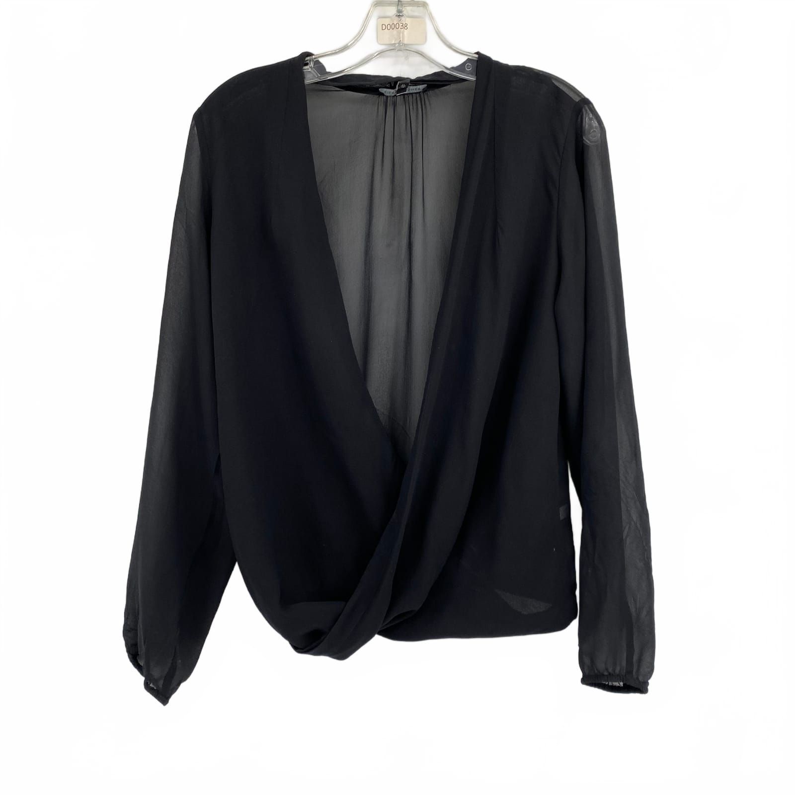 Eileen Fisher Silk Blouse Black XS