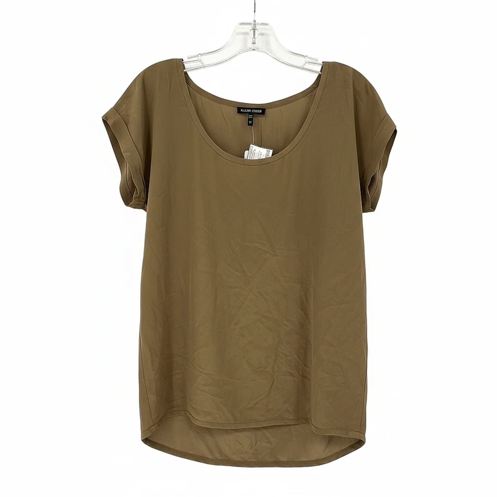 Eileen Fisher Green Silk Blouse