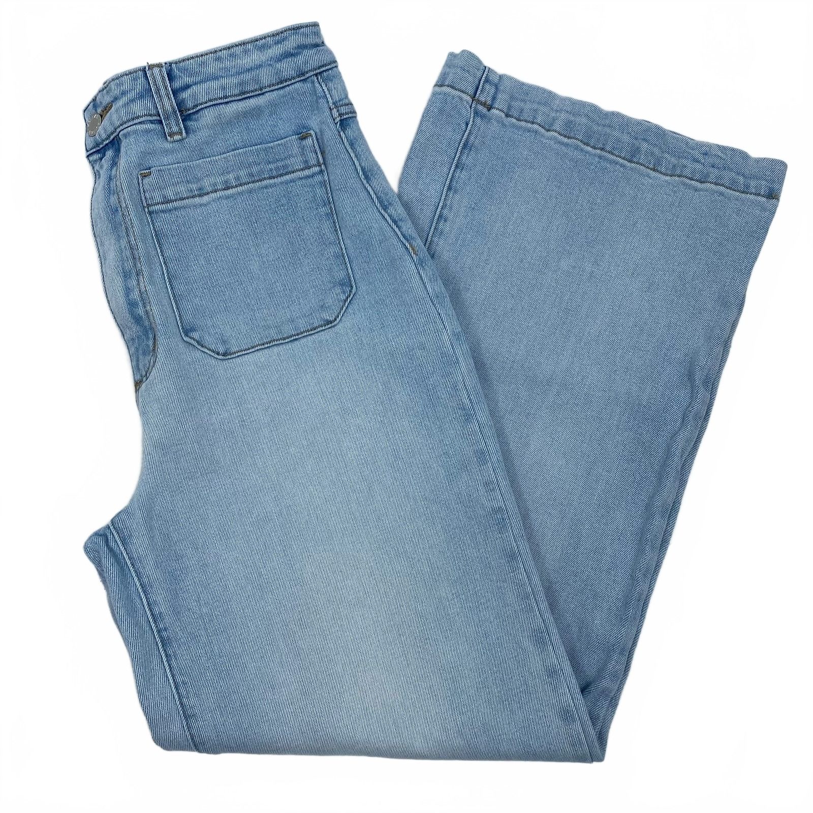 ROLLA'S Light Wash High Rise Wide-Leg Jeans