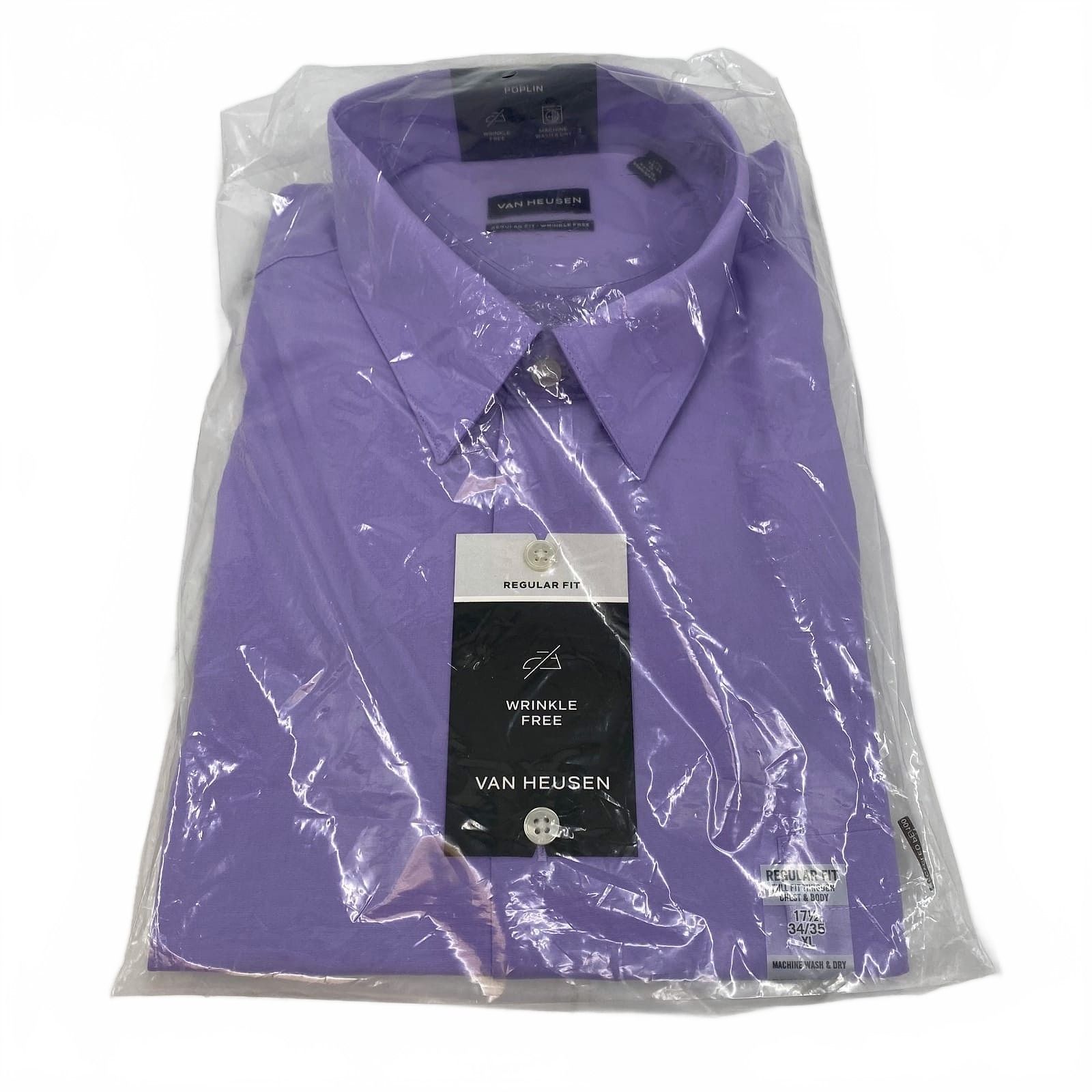 Van Heusen Purple Synthetic Polo Shirt