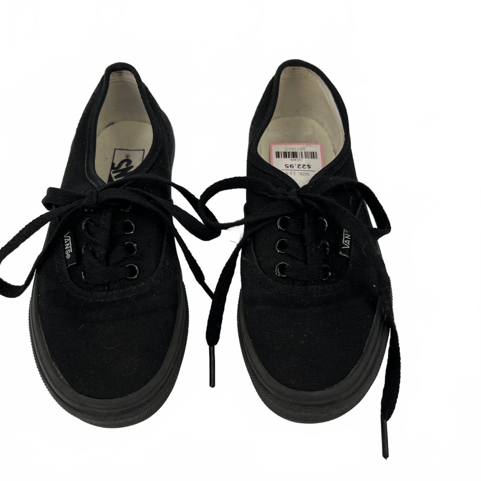Vans Black Kids Sneaker Boys 13.5B