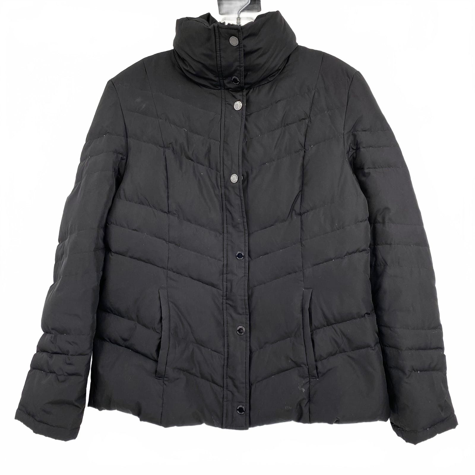 Kenneth Cole Reaction Black Down Puffer Coat