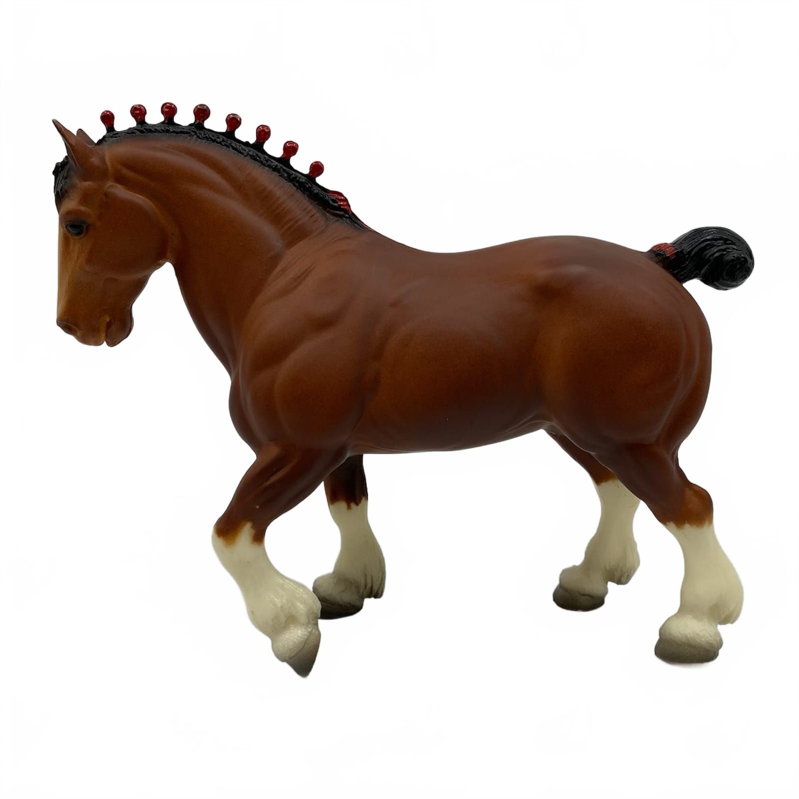 Breyer Brown Red Clydesdale Stallion Horse Figure