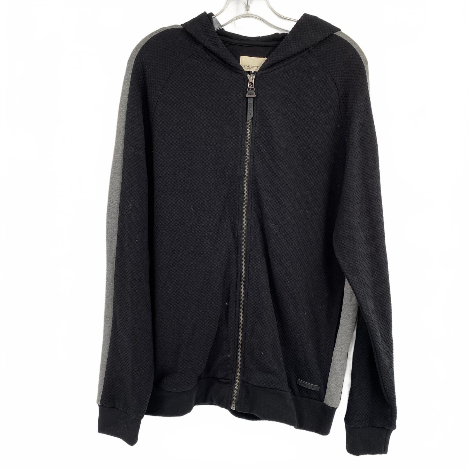 Civil Society Black Hoodie Full Zip