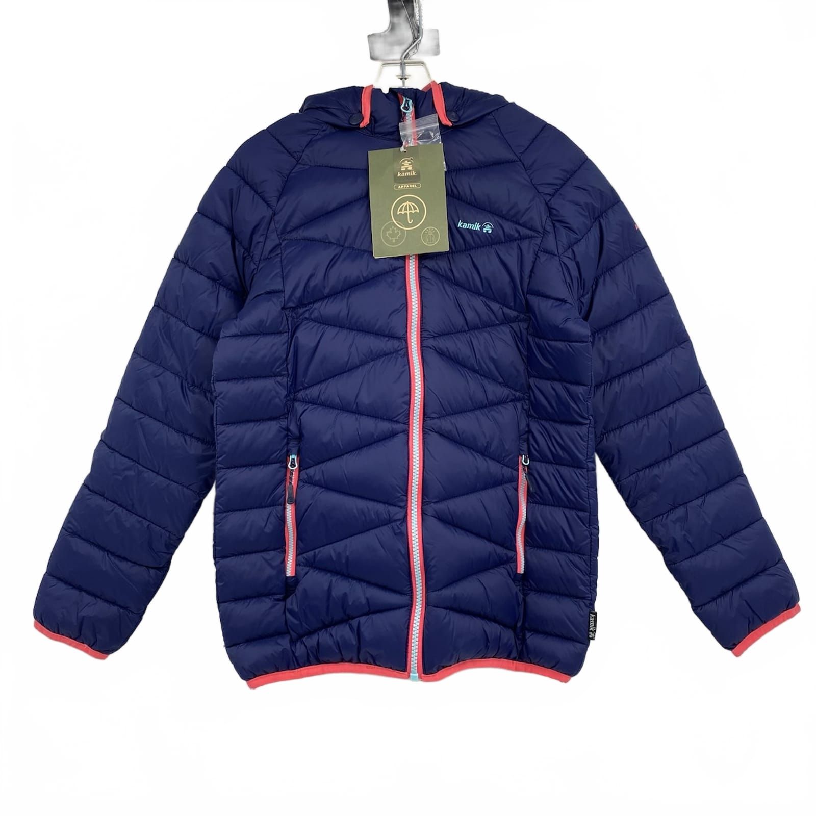 Kamik Blue Pink Puffer Jacket