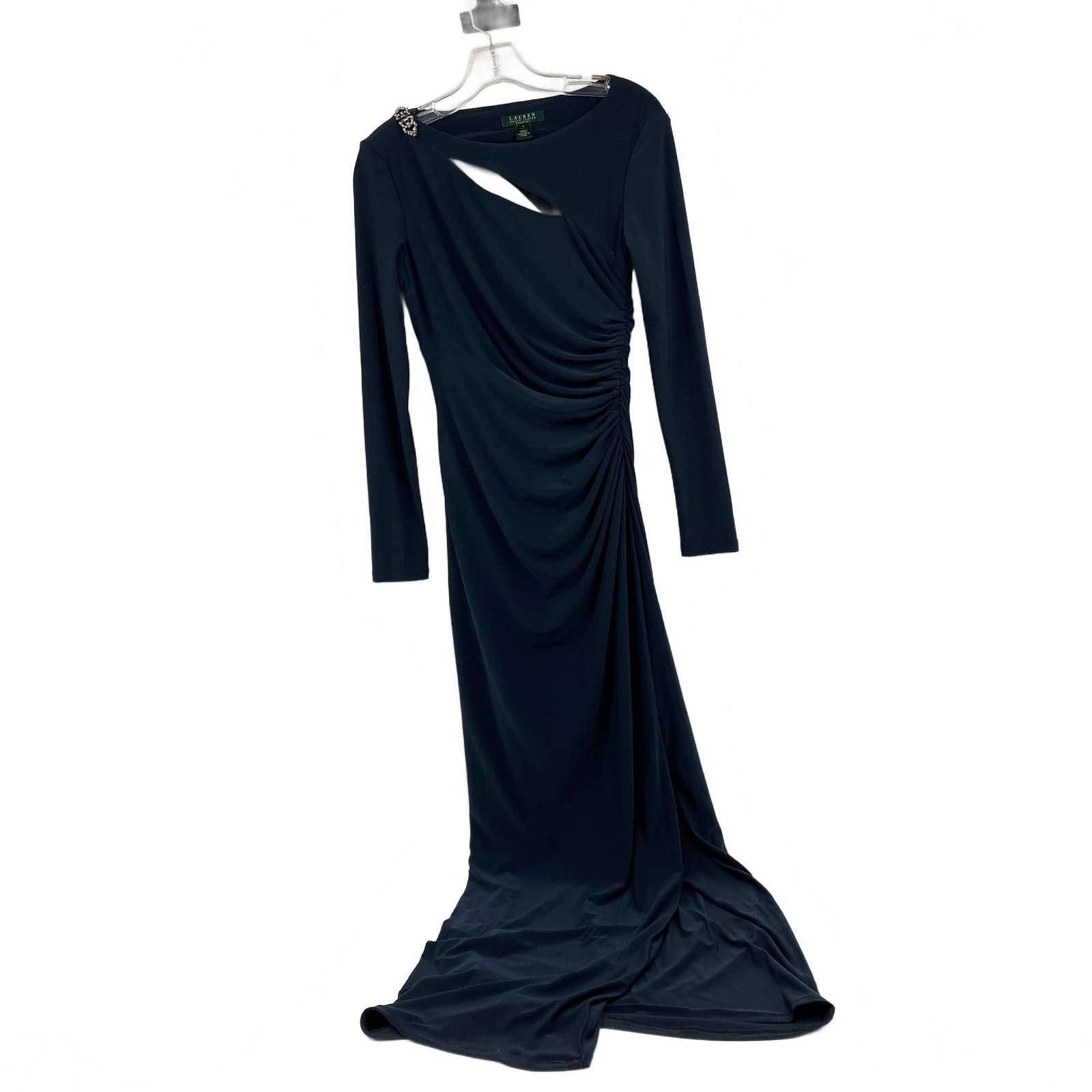 Ralph Lauren Evening Blue Maxi Dress