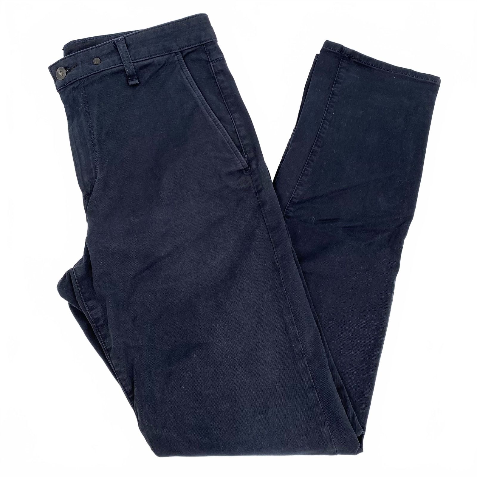 rag & bone Dark Navy Blue Straight Leg Pants