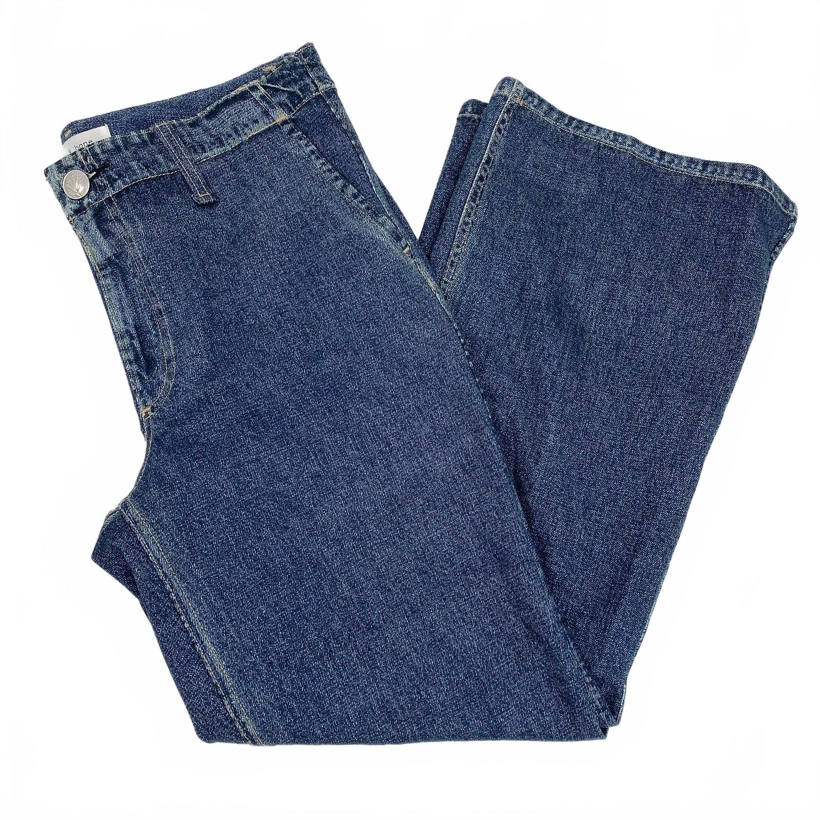 rag & bone Blue Miramar Ponte Kick Jean Printed Pants
