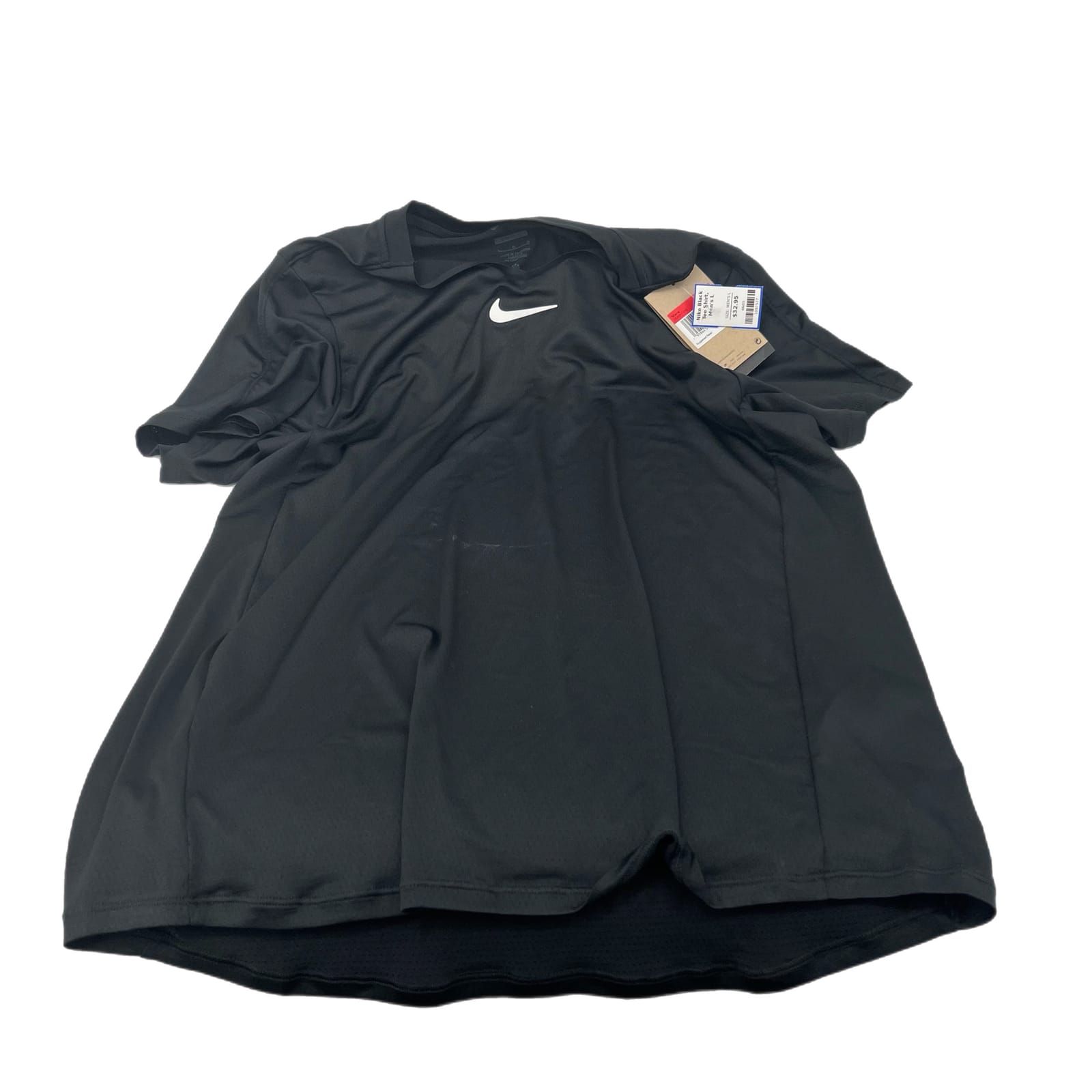 Nike Black Fitted V-Neck T-Shirt