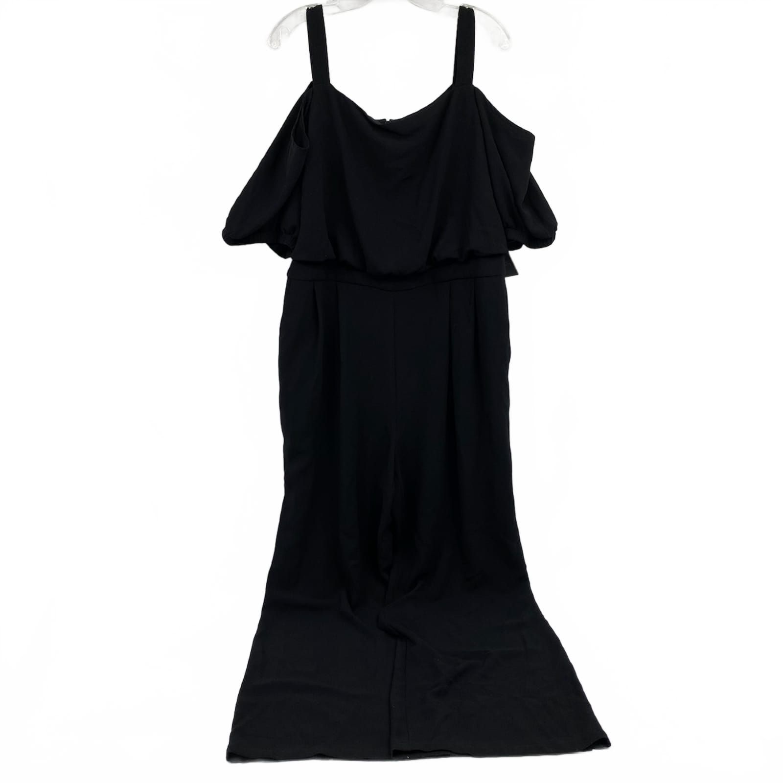 Vince Camuto Black Cold Shoulder Jumpsuit