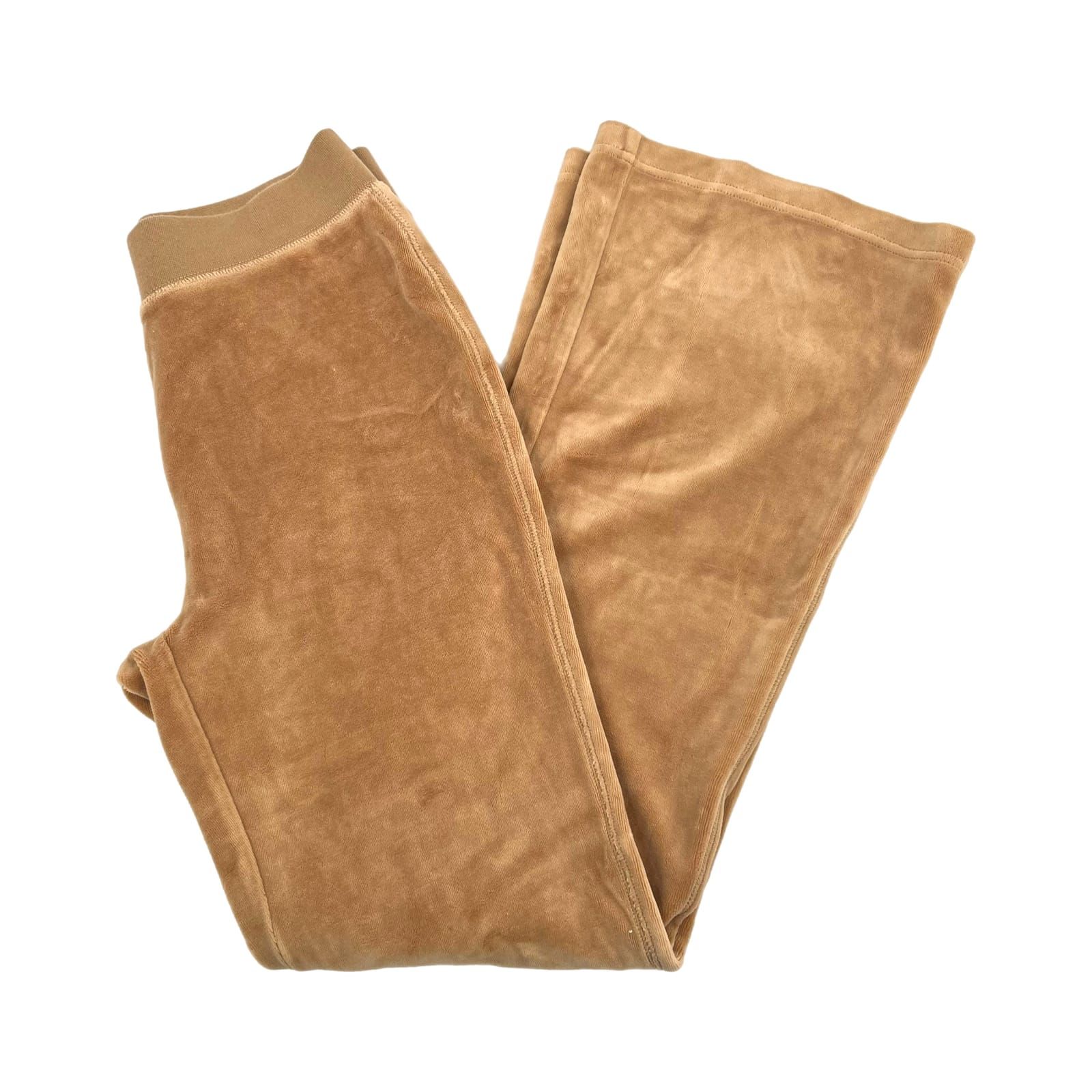 Sunday Best Tan Velour Bootcut Sweatpants