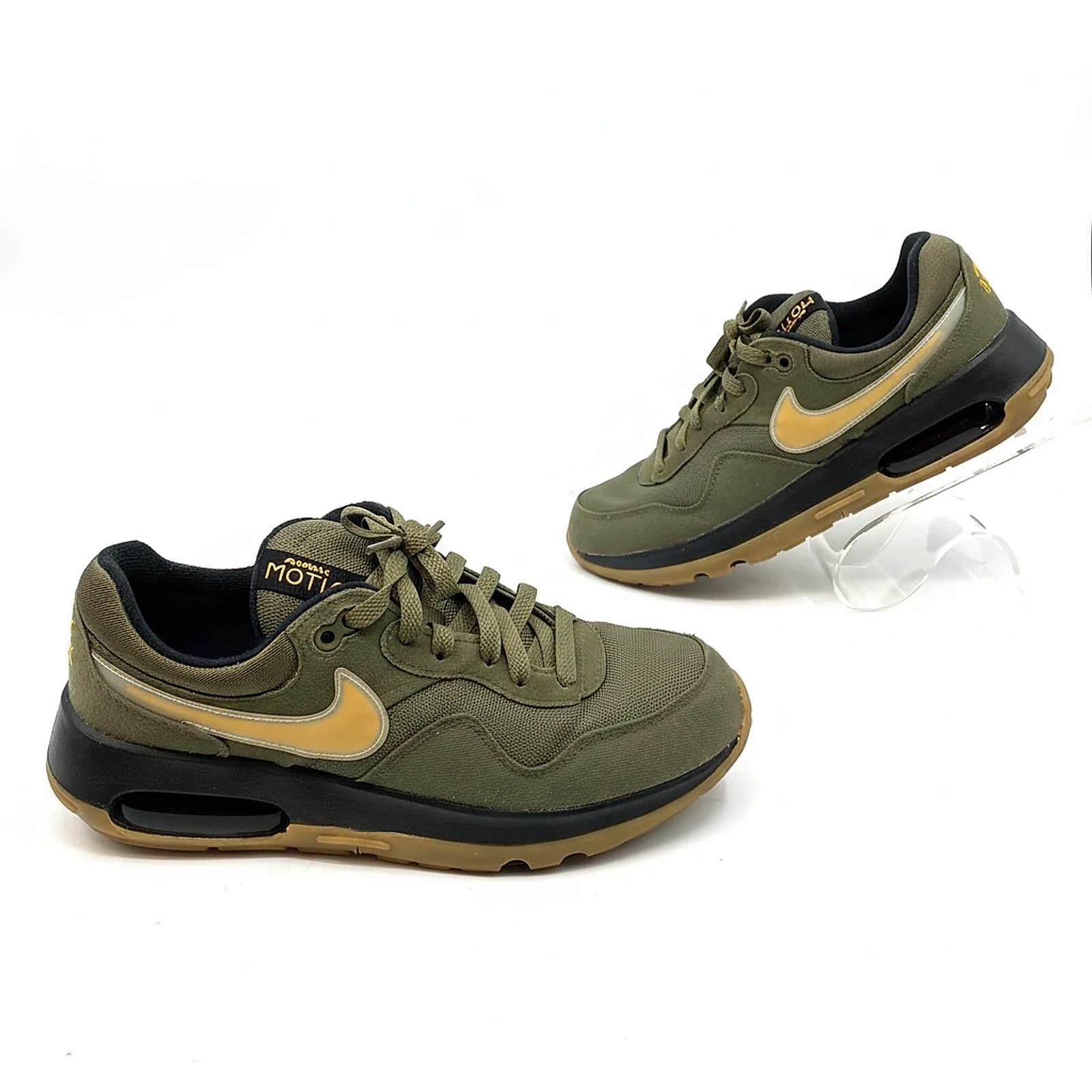 Nike Green/Black Air Max Motif Kids Sneakers
