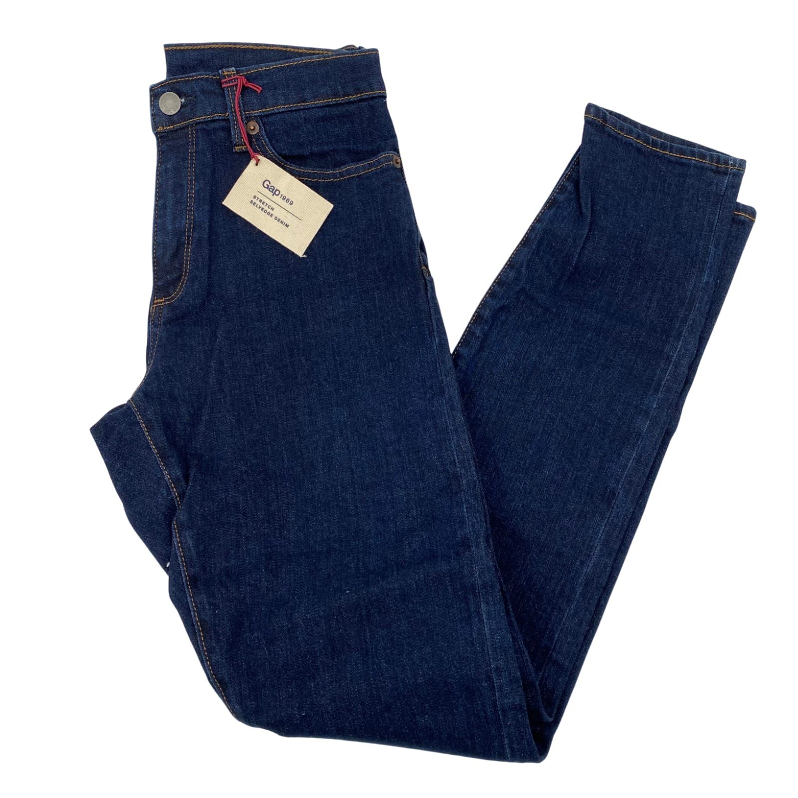 GAP Blue Selvedge Denim Skinny Jeans