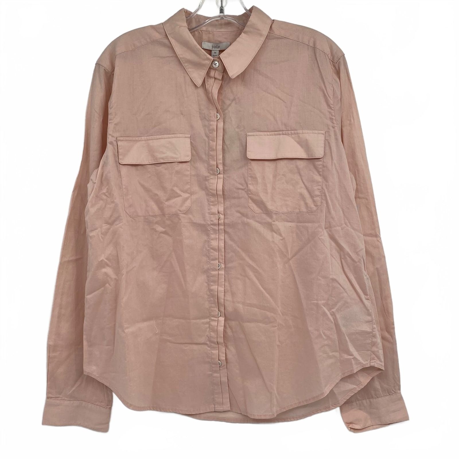 Joie Pink Button-Down Blouse