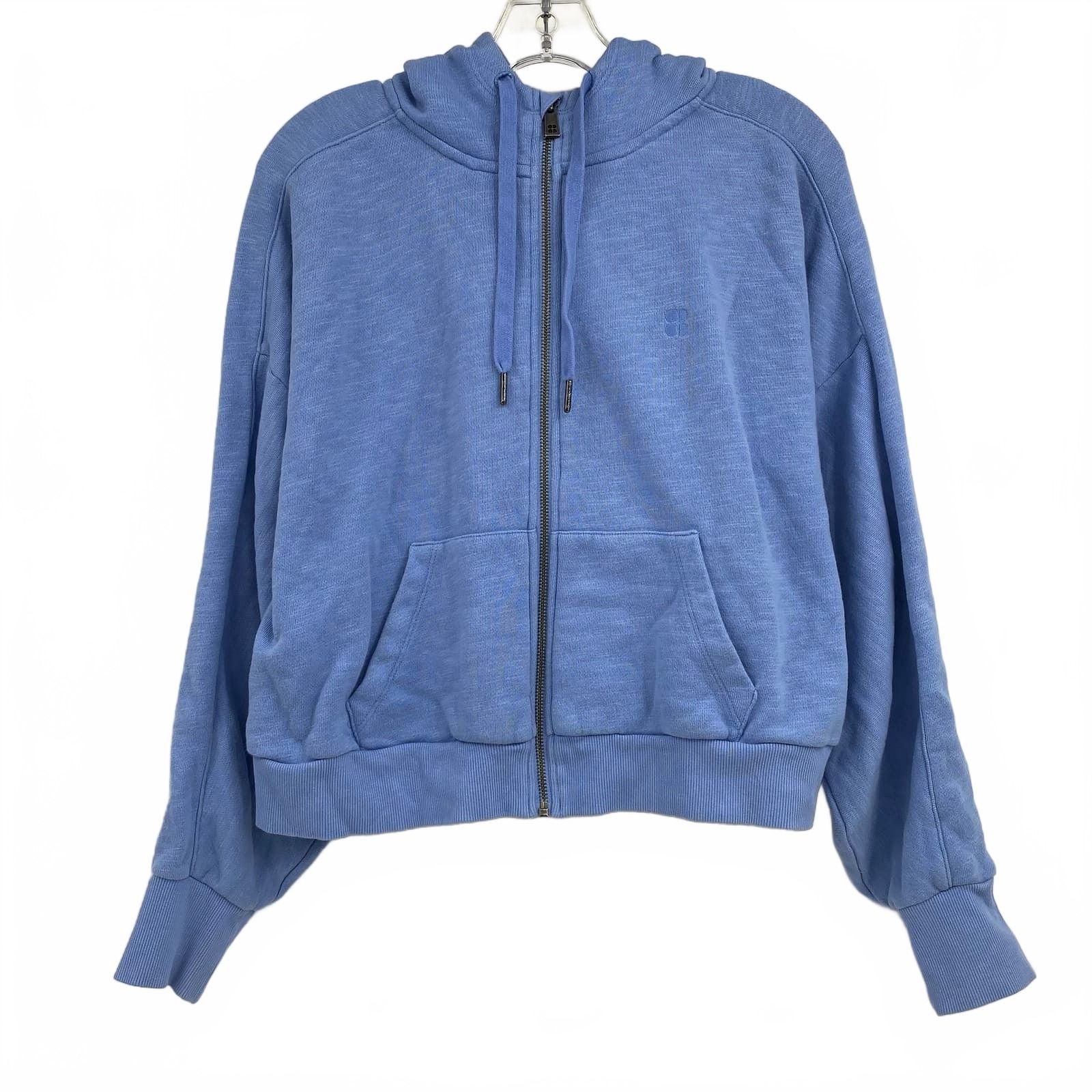 Sweaty Betty Blue Zip-Up Hoodie