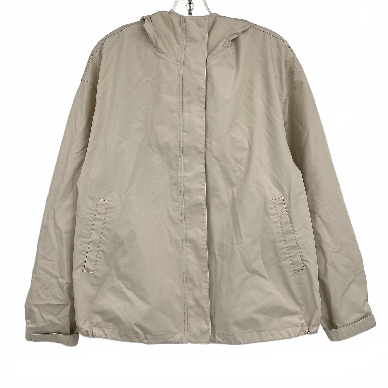 Muji Beige Zip-Up Jacket