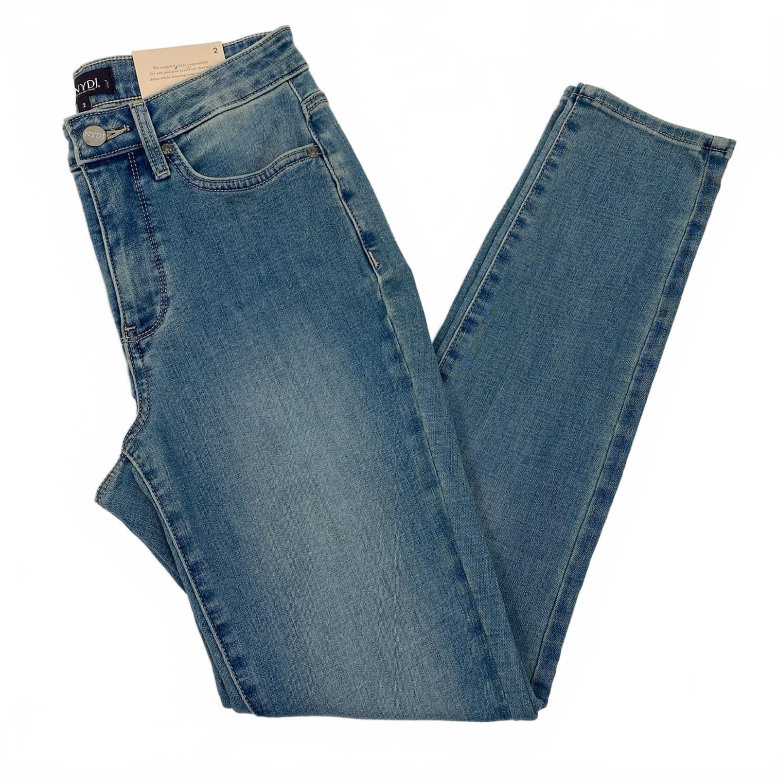 NYDJ Light Wash Skinny Jeans