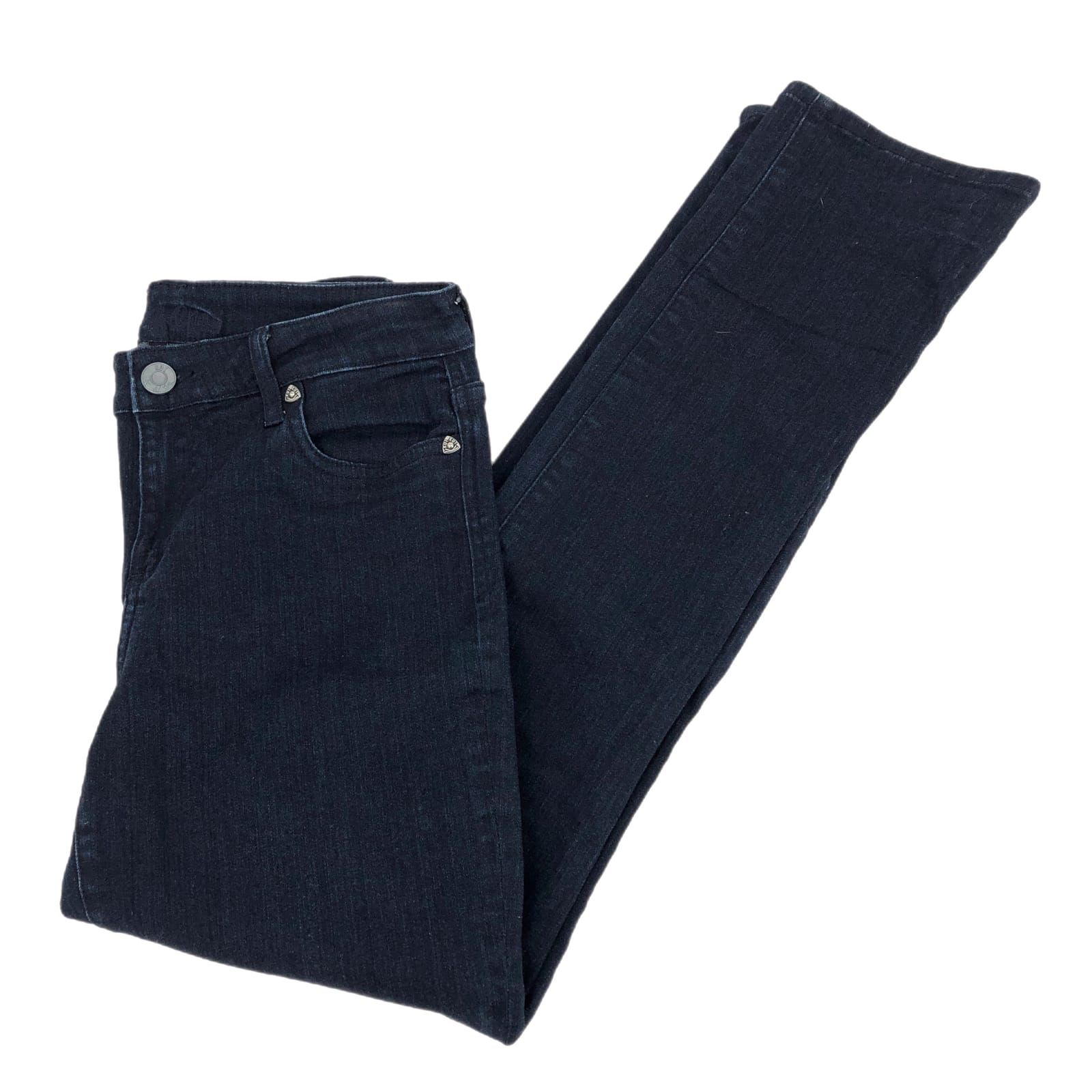 Kut from the Kloth Blue Mid-Rise Straight Leg Jeans