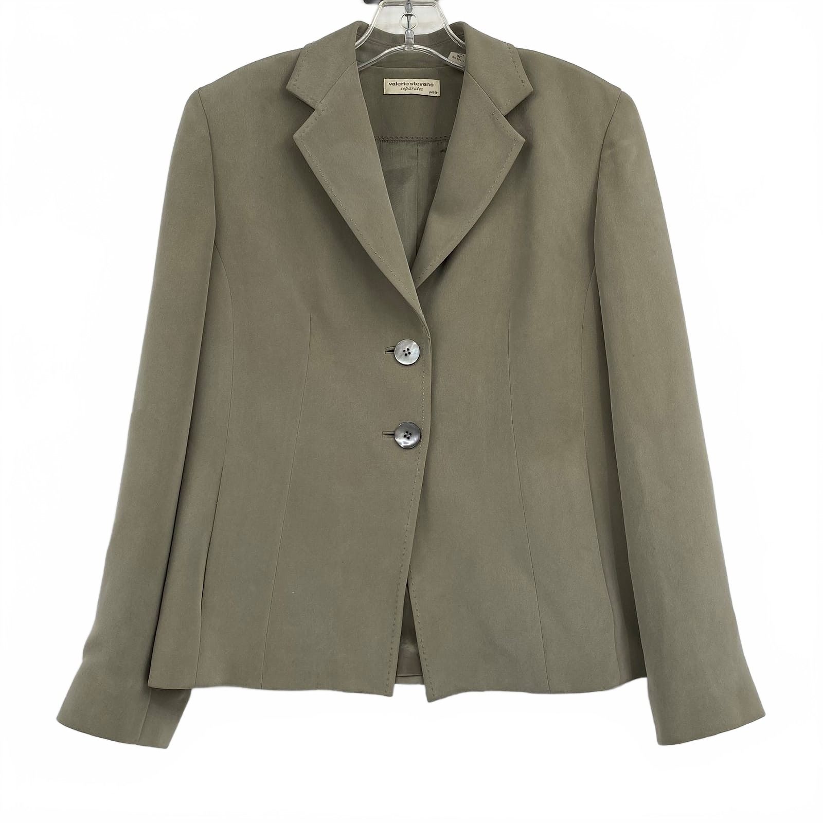 Valerie Stevens Sage Green Blazer