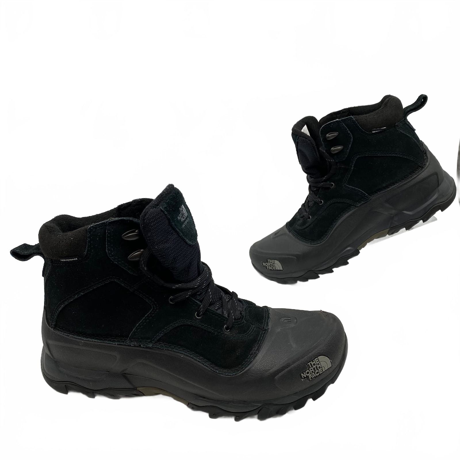 The North Face Black Suede Snow Boots