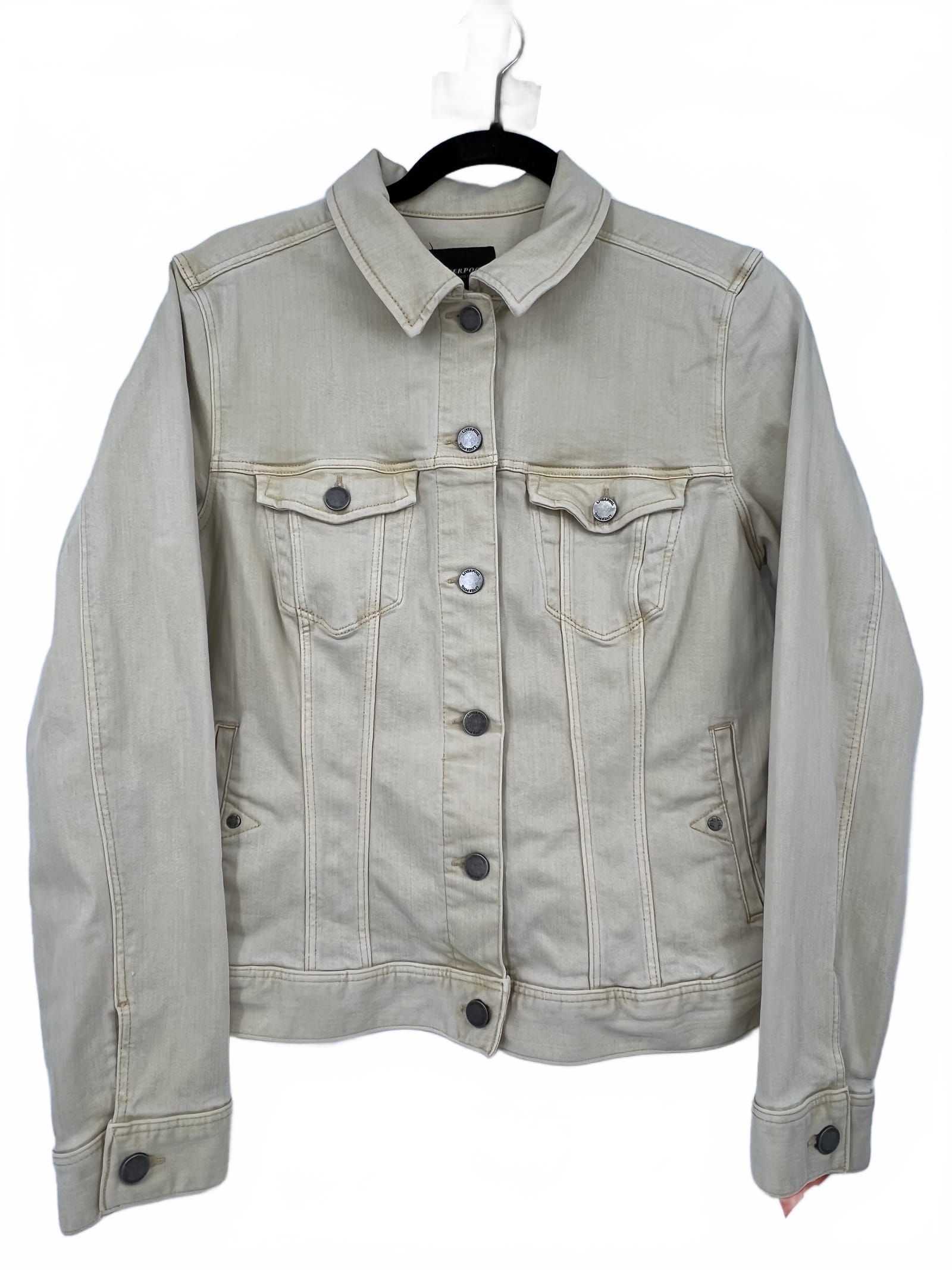 Liverpool Tan Cotton Lyocell Spandex Jacket