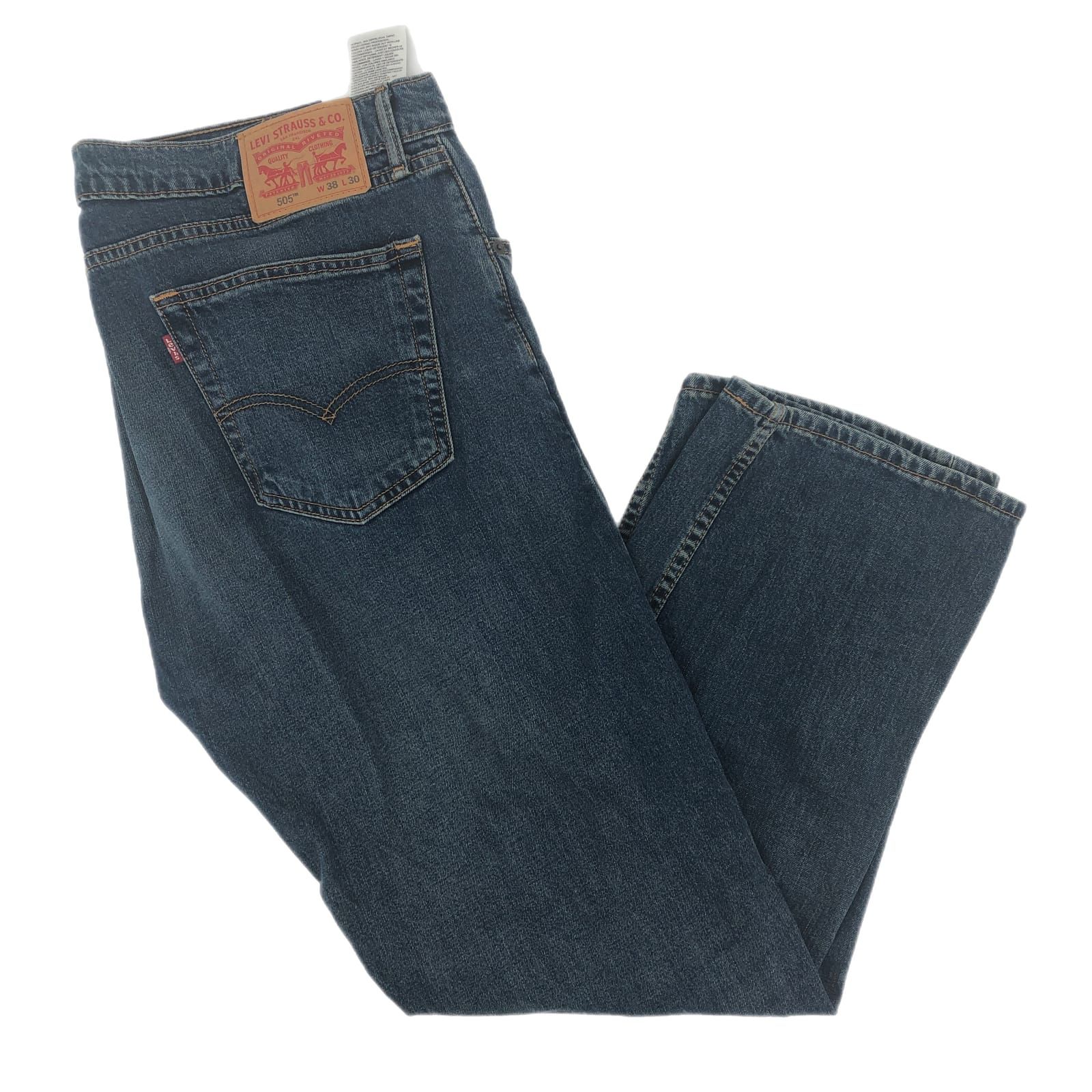Levi's Blue Straight Leg Jeans Leg
