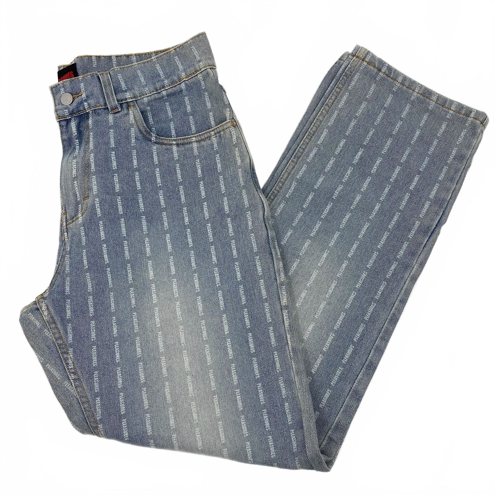 Pleasures Blue Straight Leg Jeans