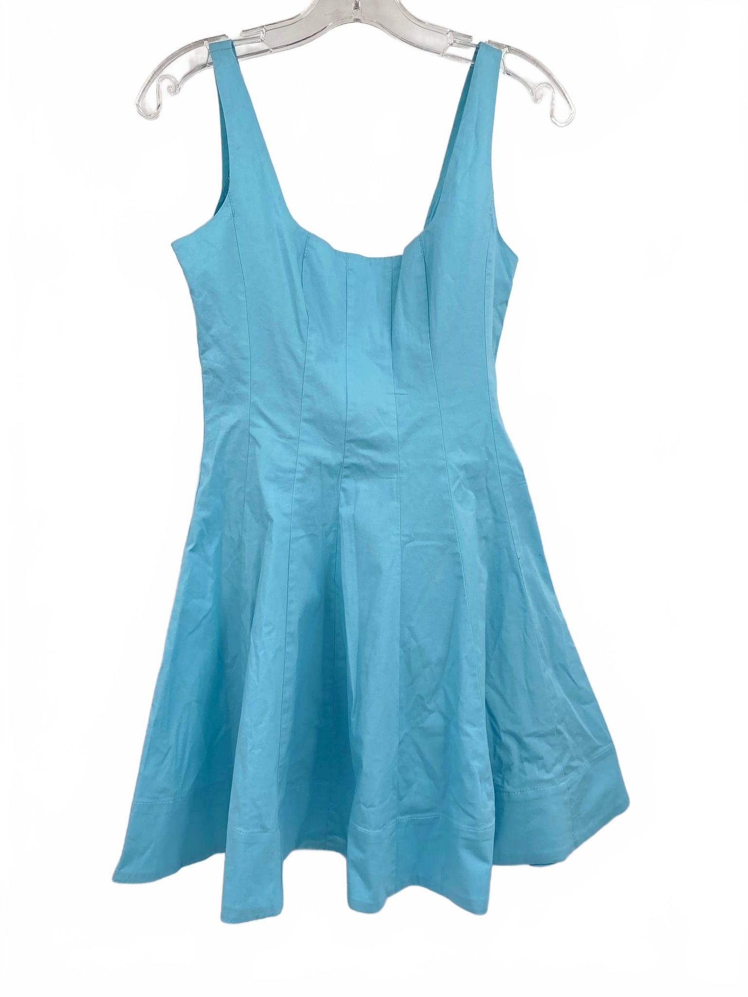 STAUD Mini Blue Dress