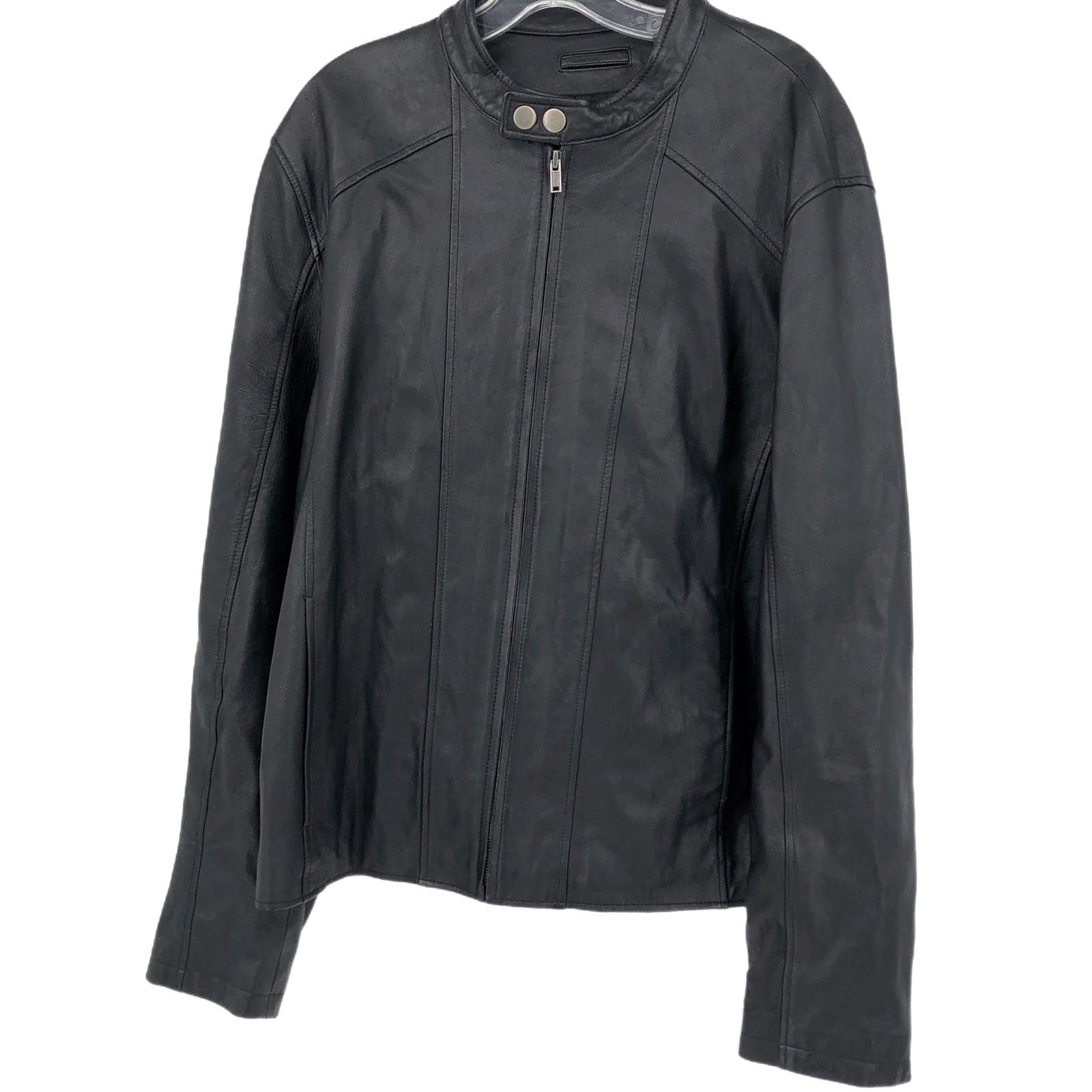 Wilsons Leather Black Basic Jacket