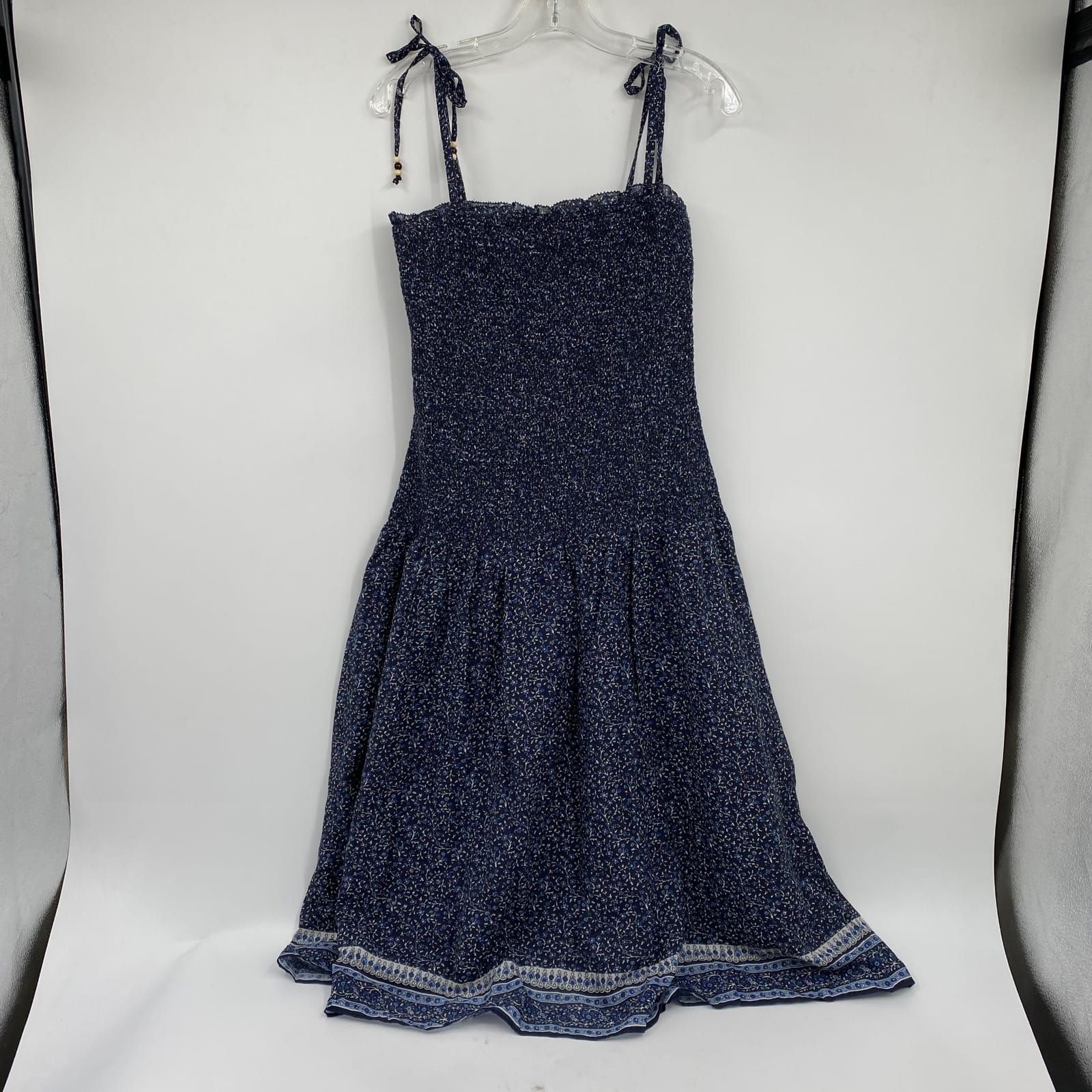Veronica Beard Blue Midi Dress Tank Floral