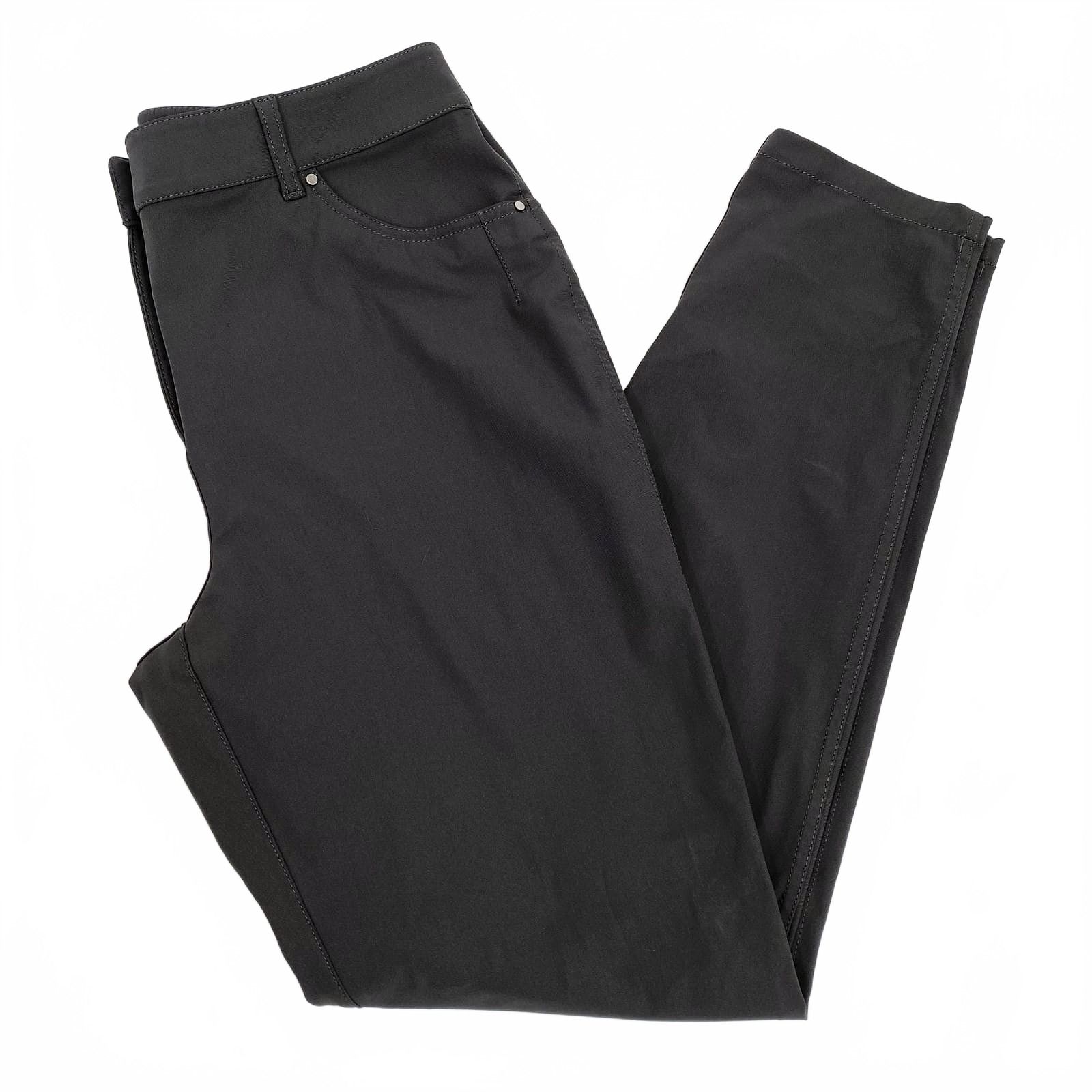 lululemon athletica Gray Straight Leg Pants with Ankle Length