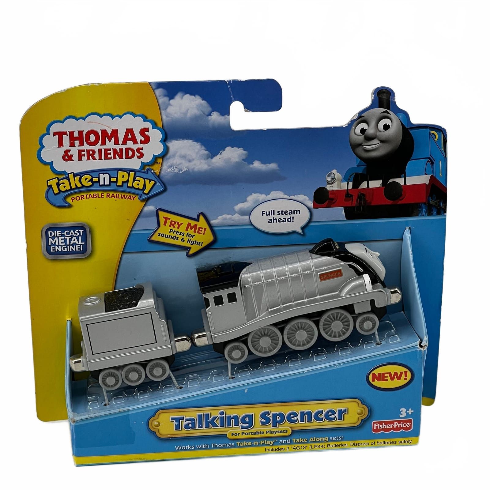 Fisher-Price Talking Spencer Train Gray