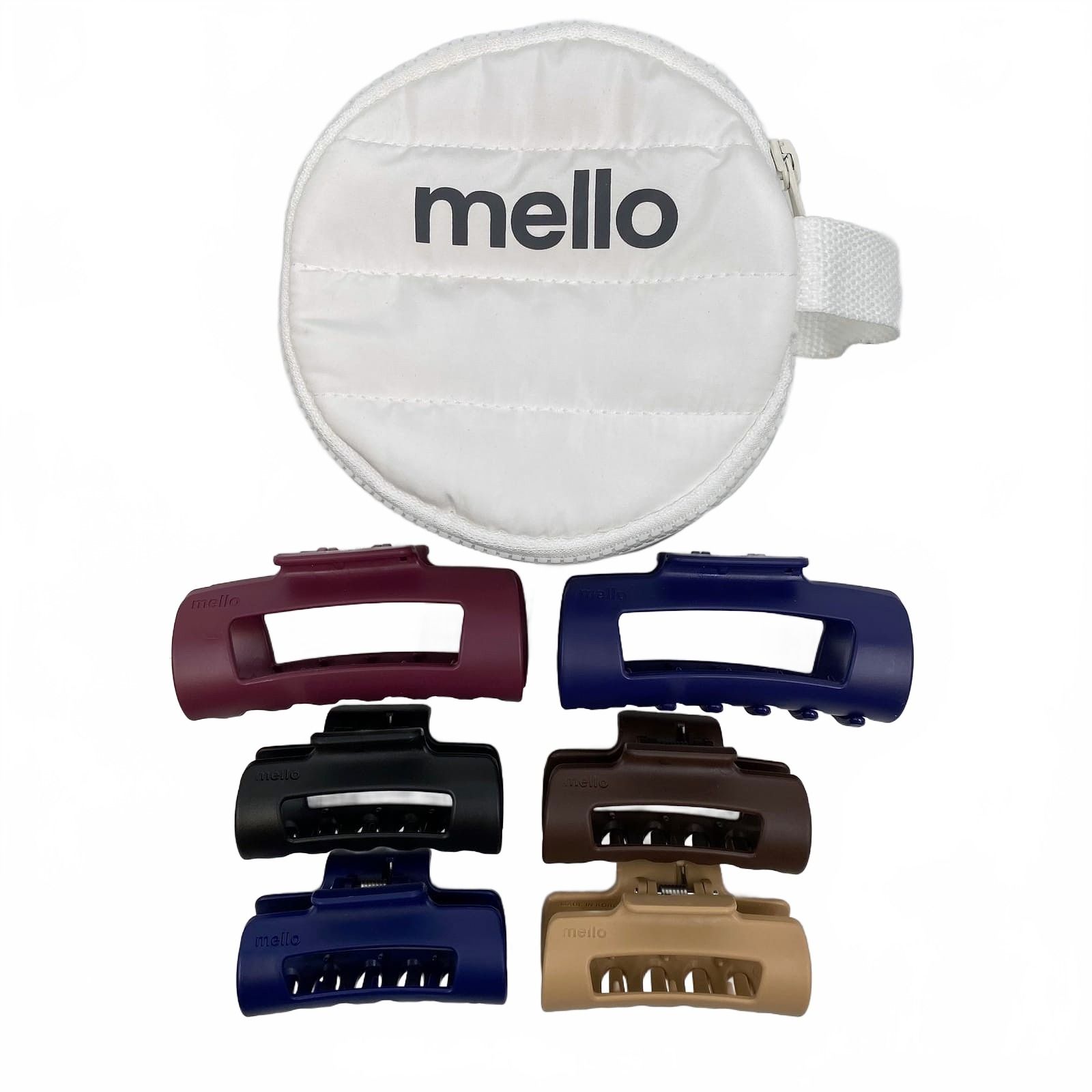 Mello Multicolored Hair Claw Clip Set