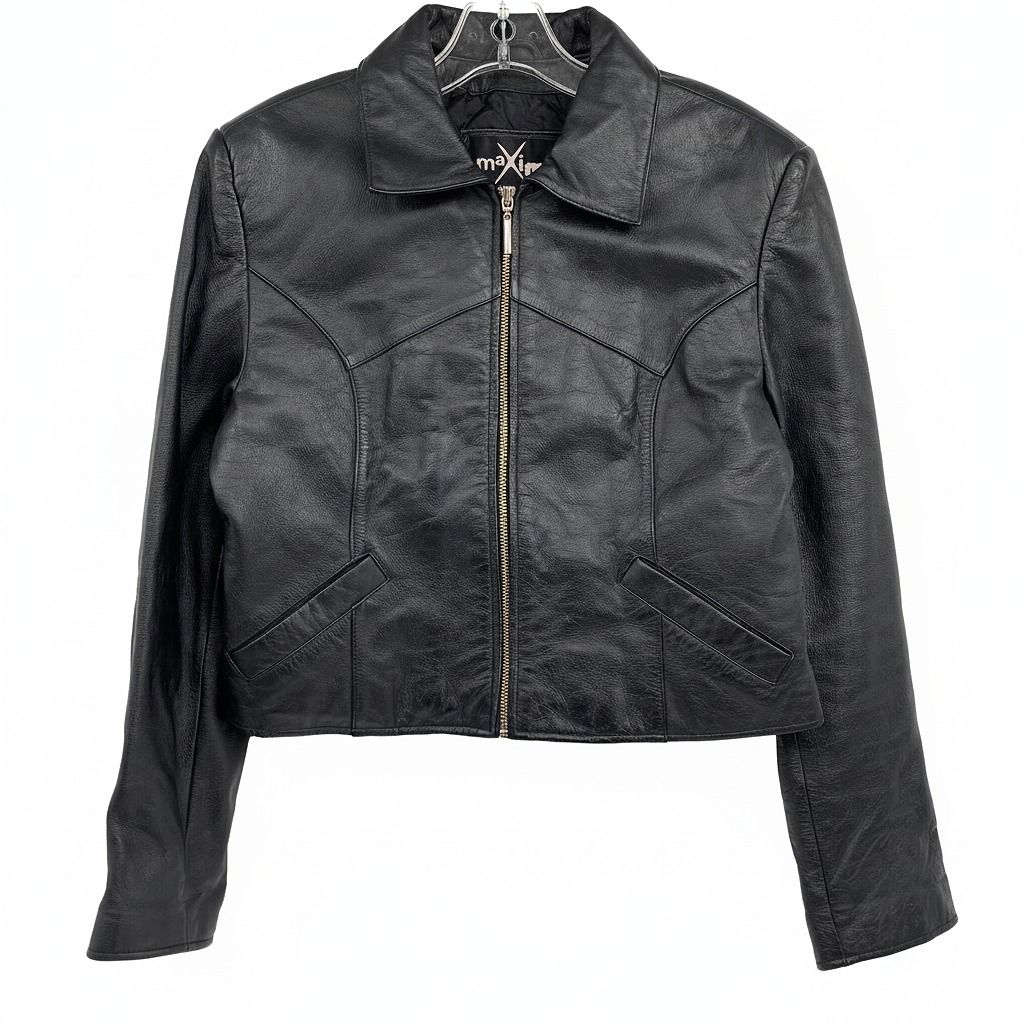 Maxima Jacket Vintage Leather Zip-Up