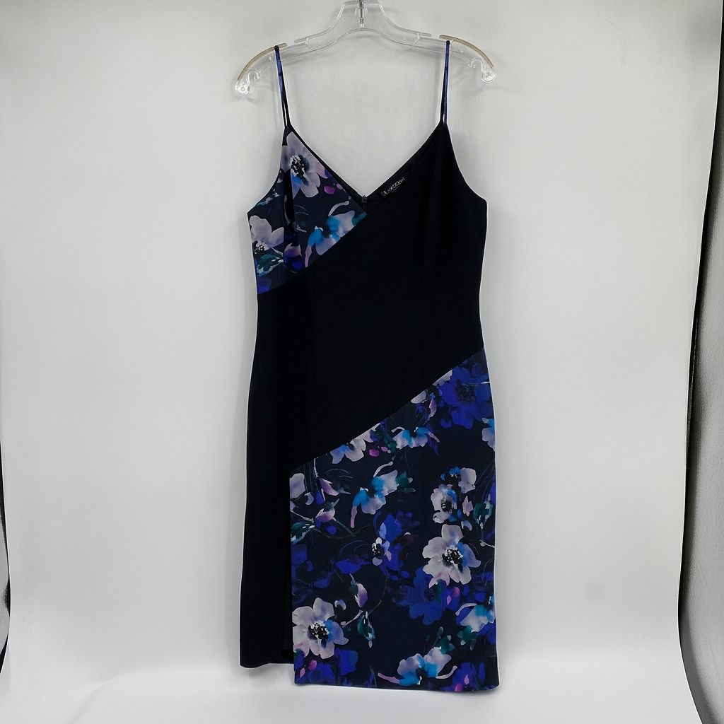 Black Halo Floral Midi Tank Dress