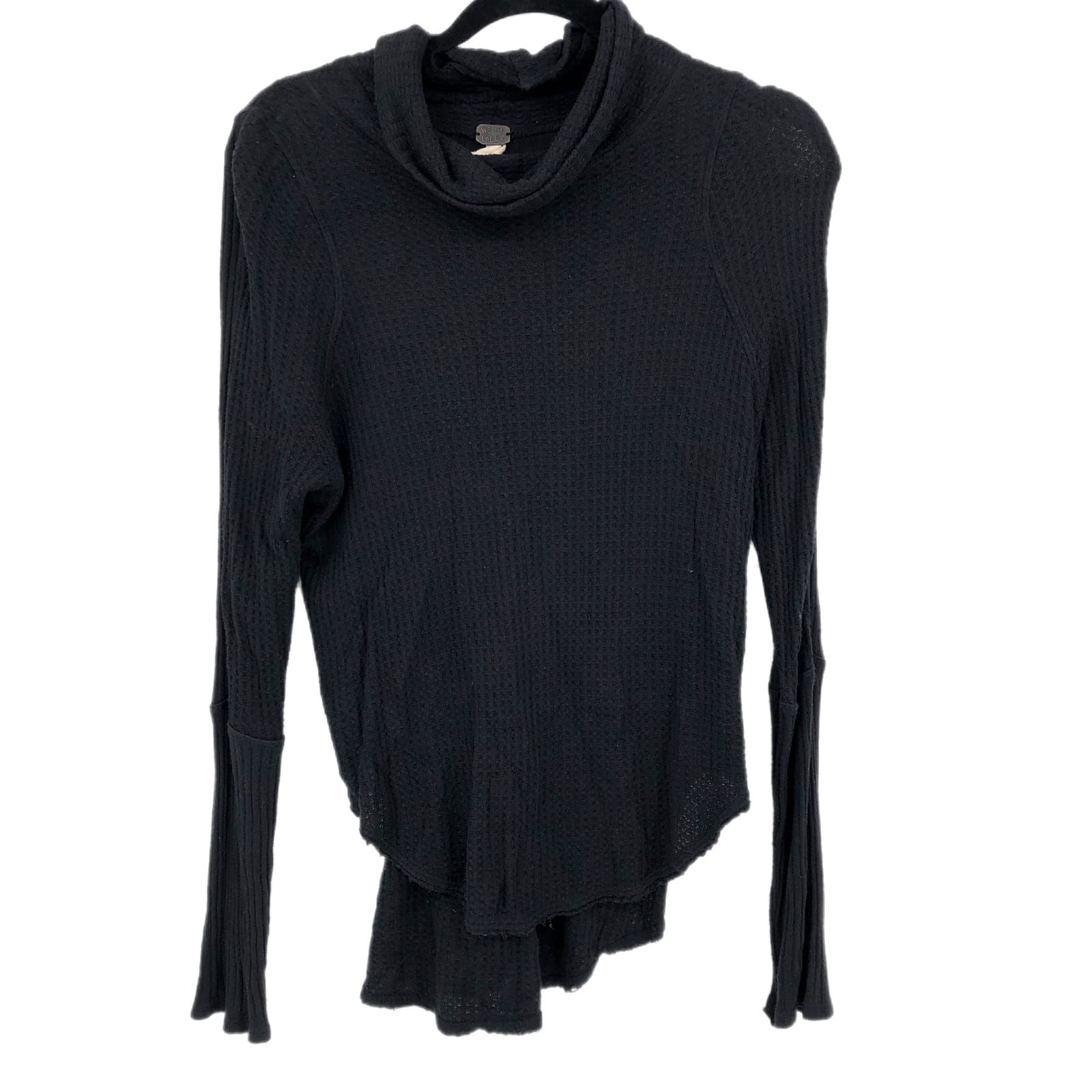 Free People Black Turtleneck Sweater