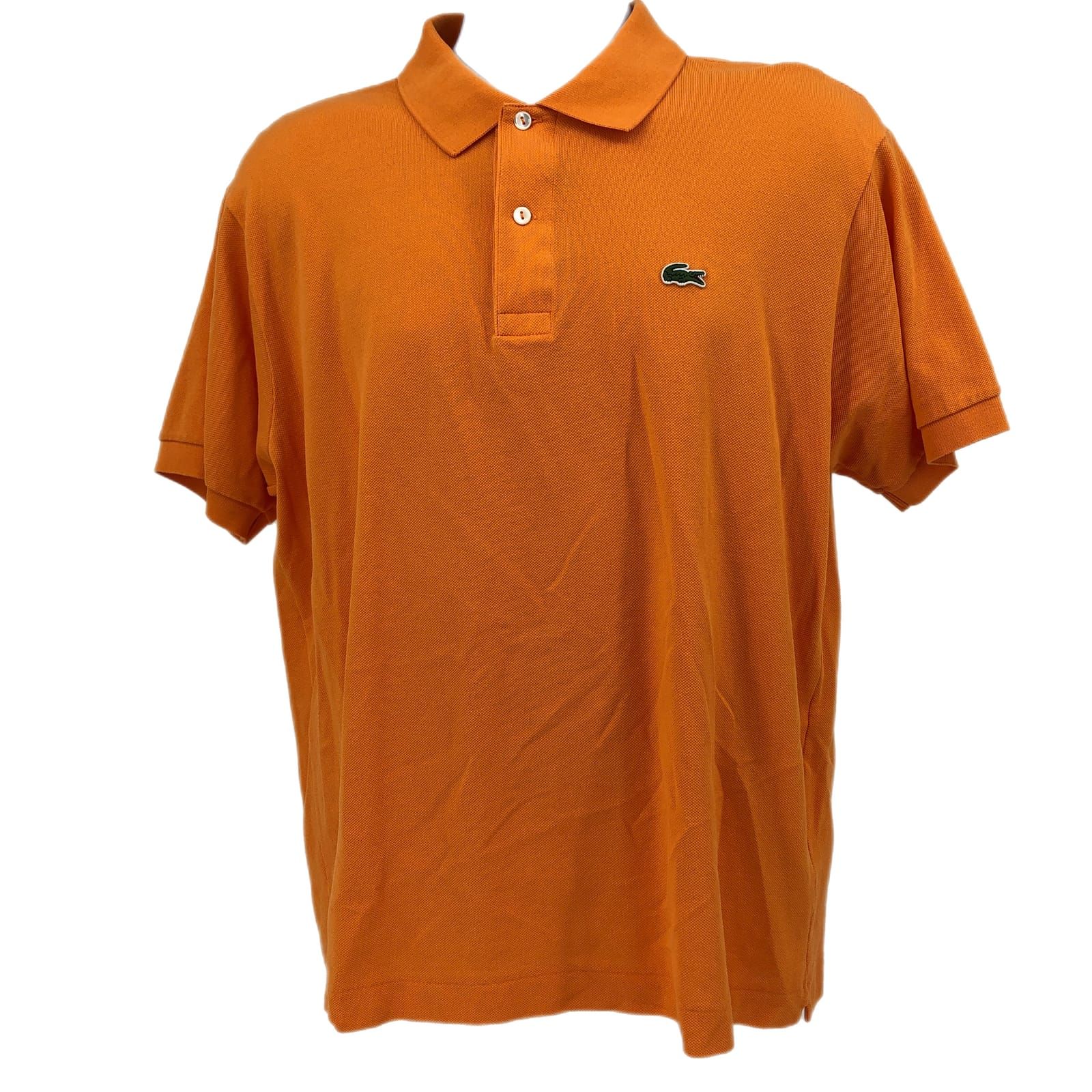 Lacoste Orange Polo Shirt
