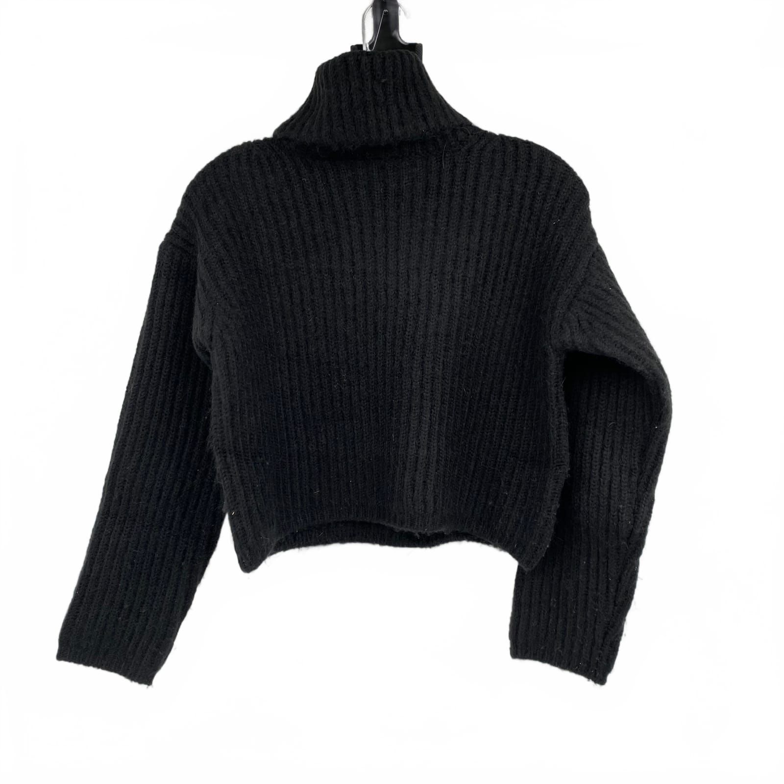 Thakoon Black Alpaca Blend Pullover
