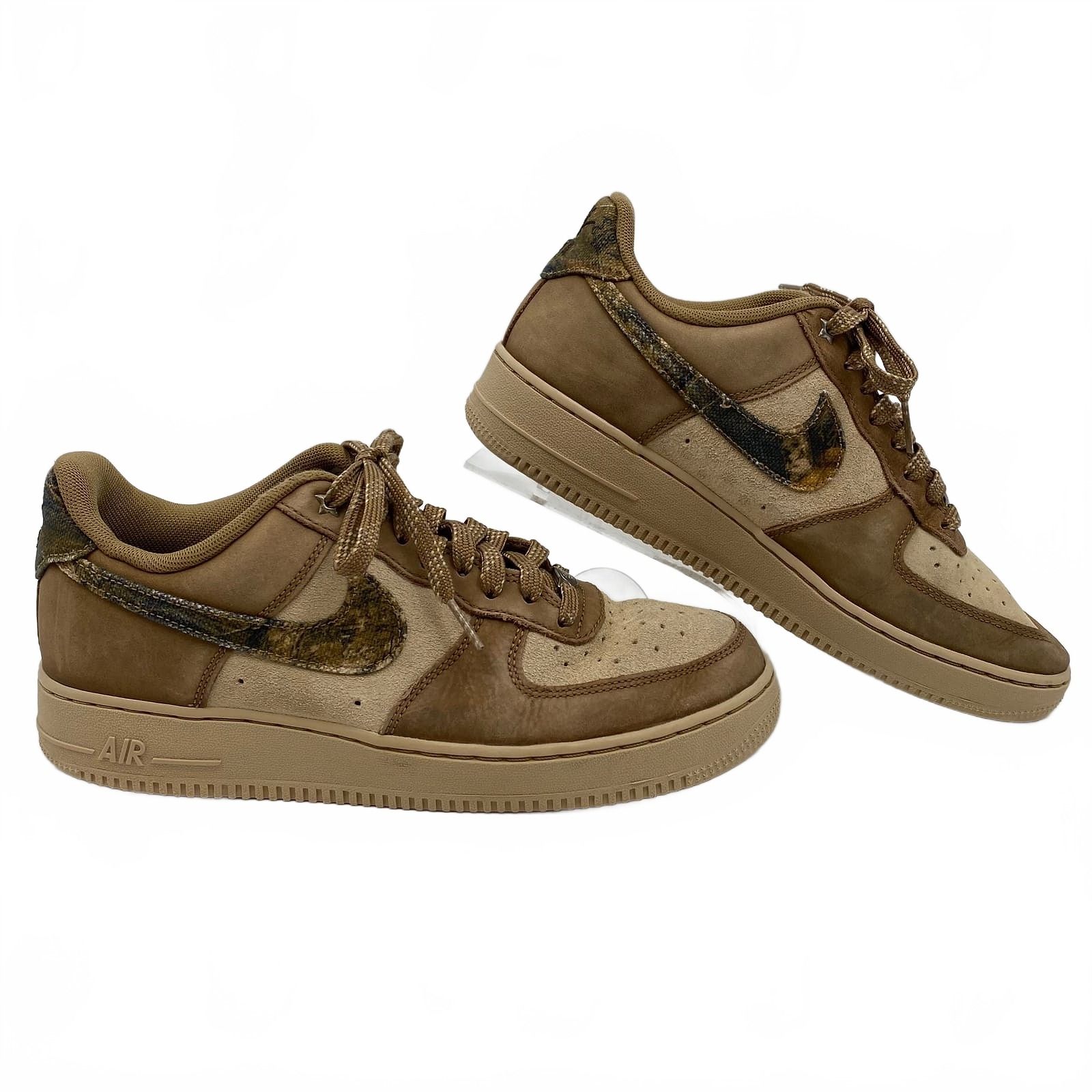 Nike Brown Air Force 1 ‘07 Realtree Sneakers