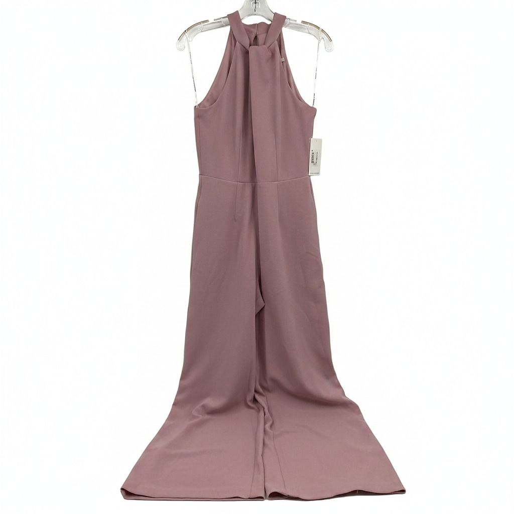 Julia Jordan Pink Sleeveless Wide Leg Jumpsuit