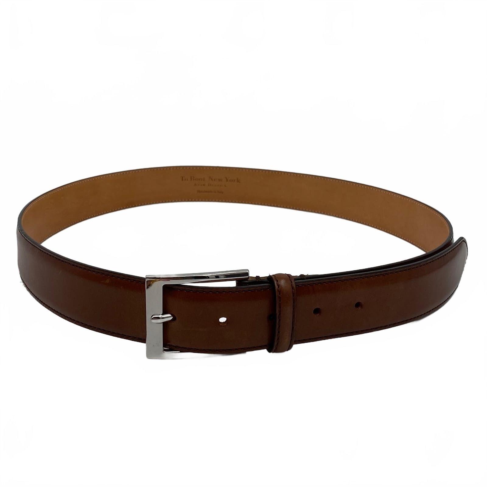 To Boot Brown Leather Belt