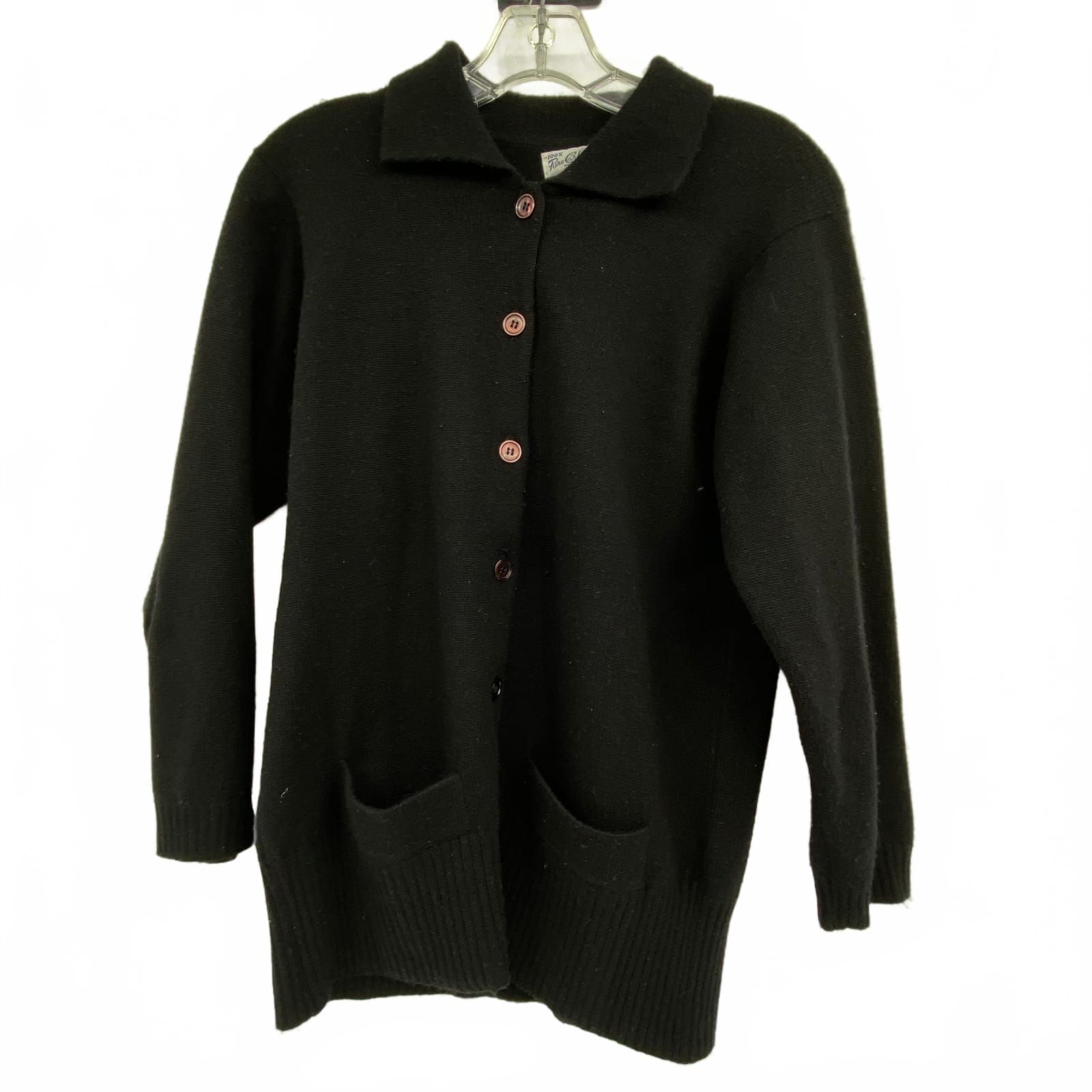 Pure Cashmere Black Cardigan